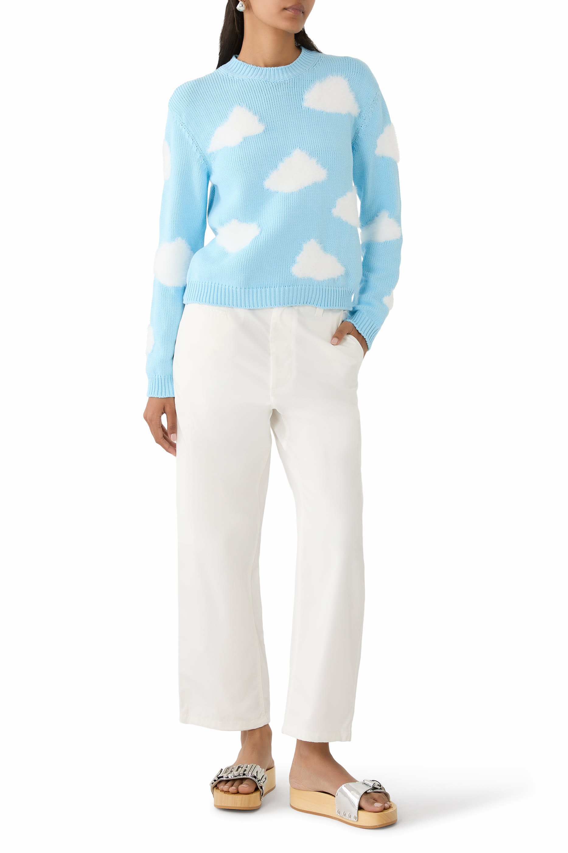 Archive Clouds Organic Cotton Blend Pullover