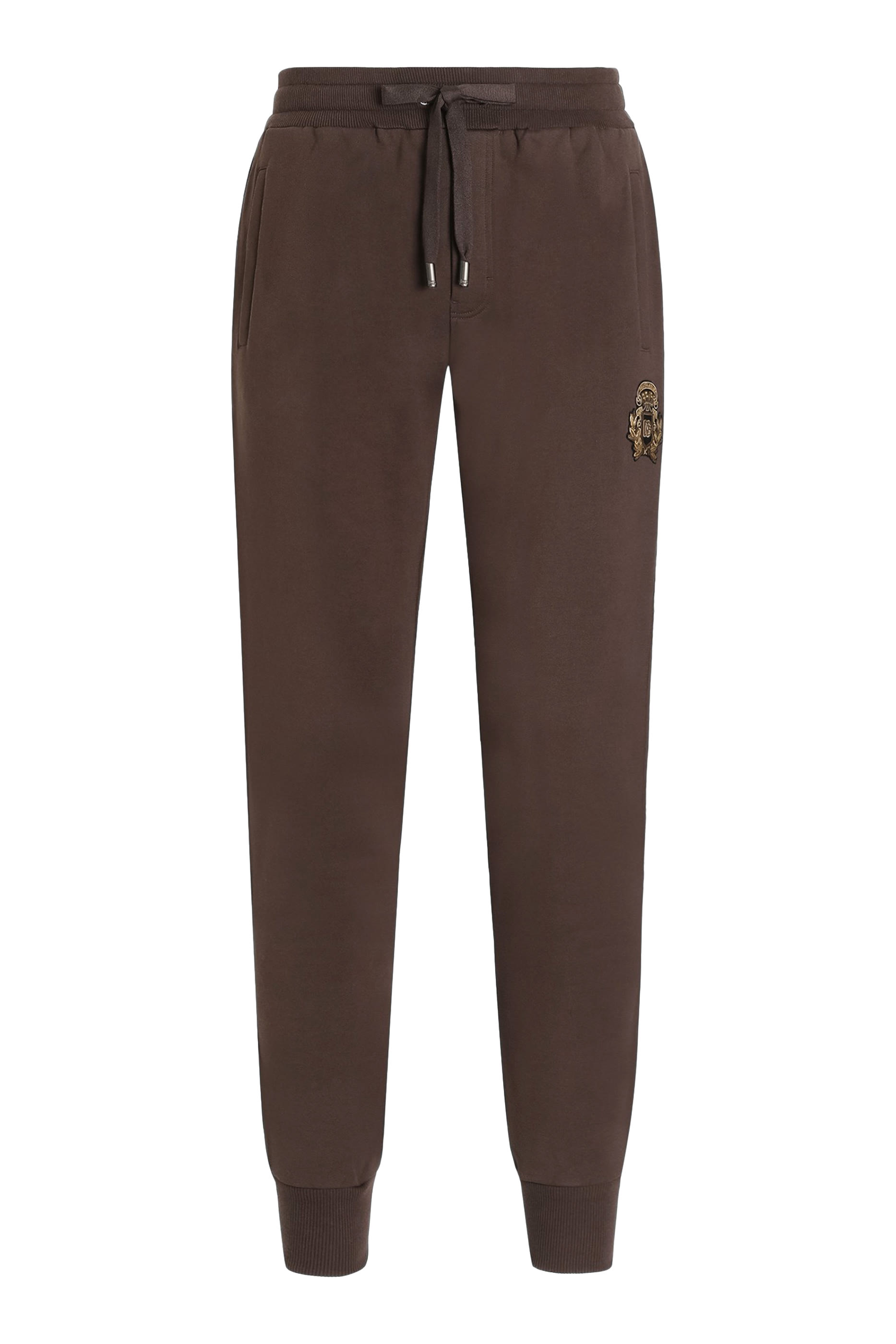 Heraldic Patch Jersey Trousers