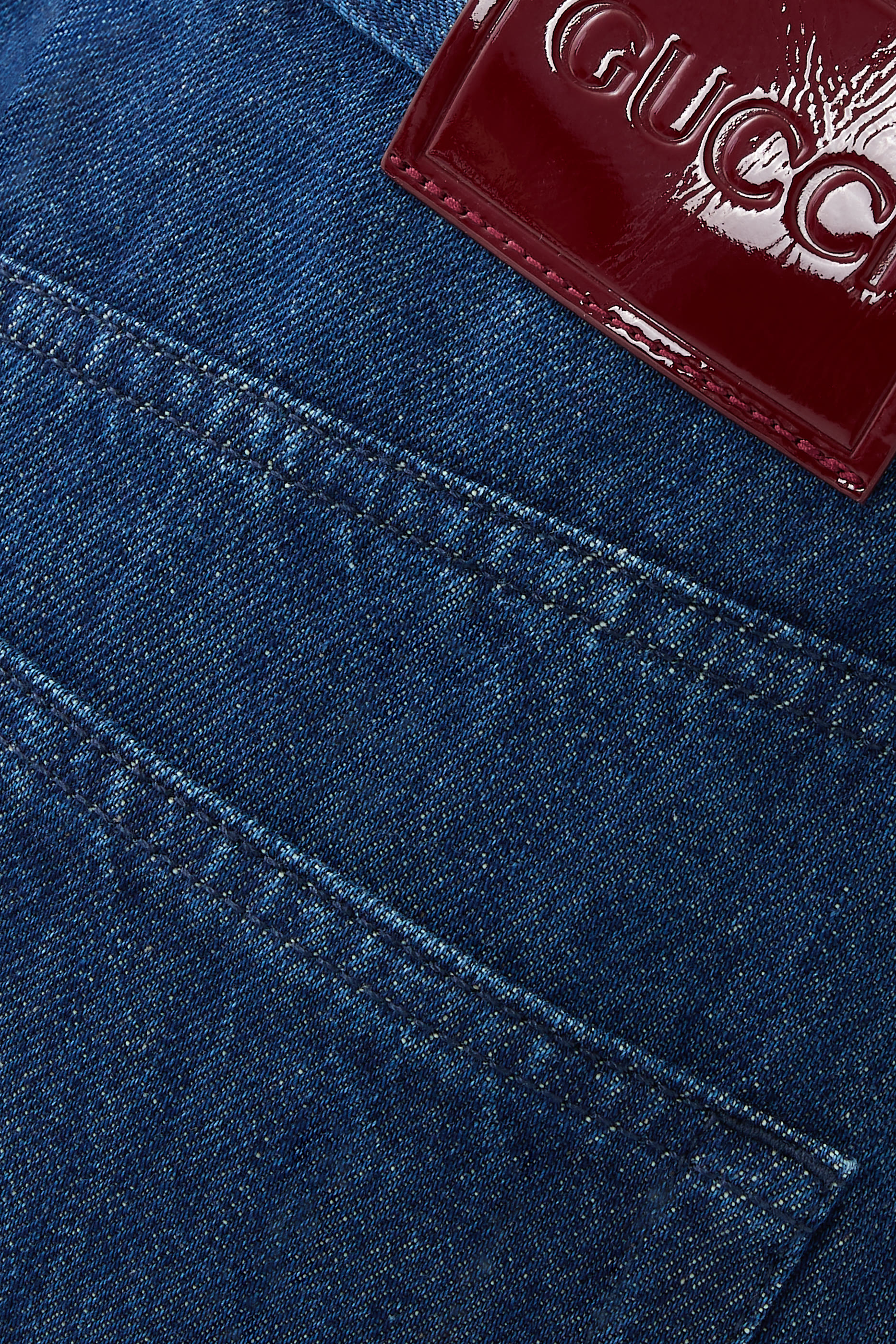 Logo Label Denim Pants