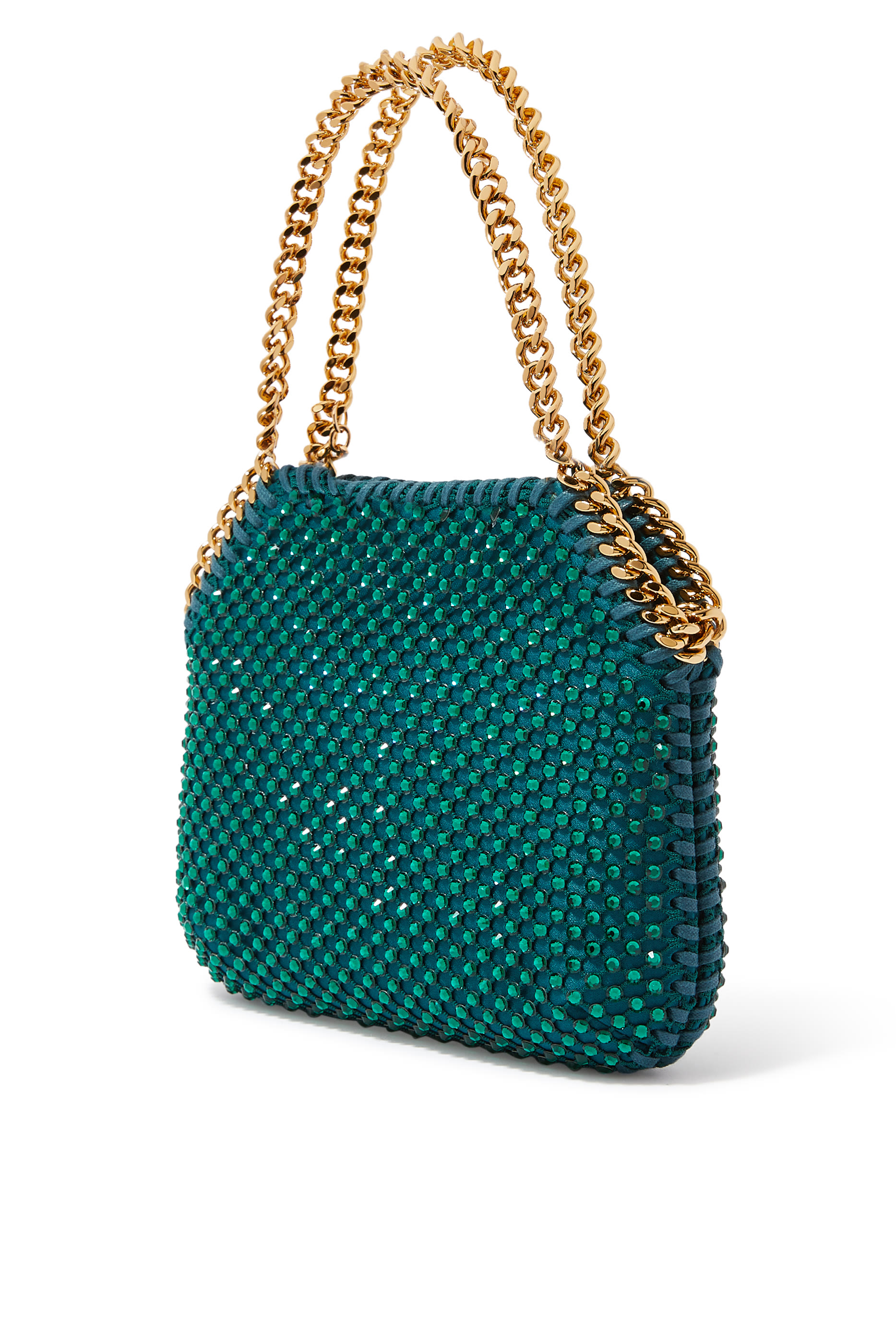 Middle East Exclusive Falabella Crystal Mesh Mini Tote Bag