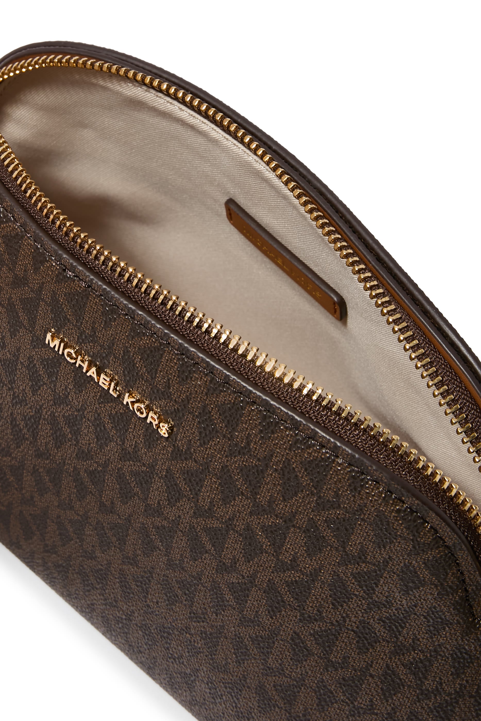  Freddie Small Crossbody Bag in Logo Print Faux Leather