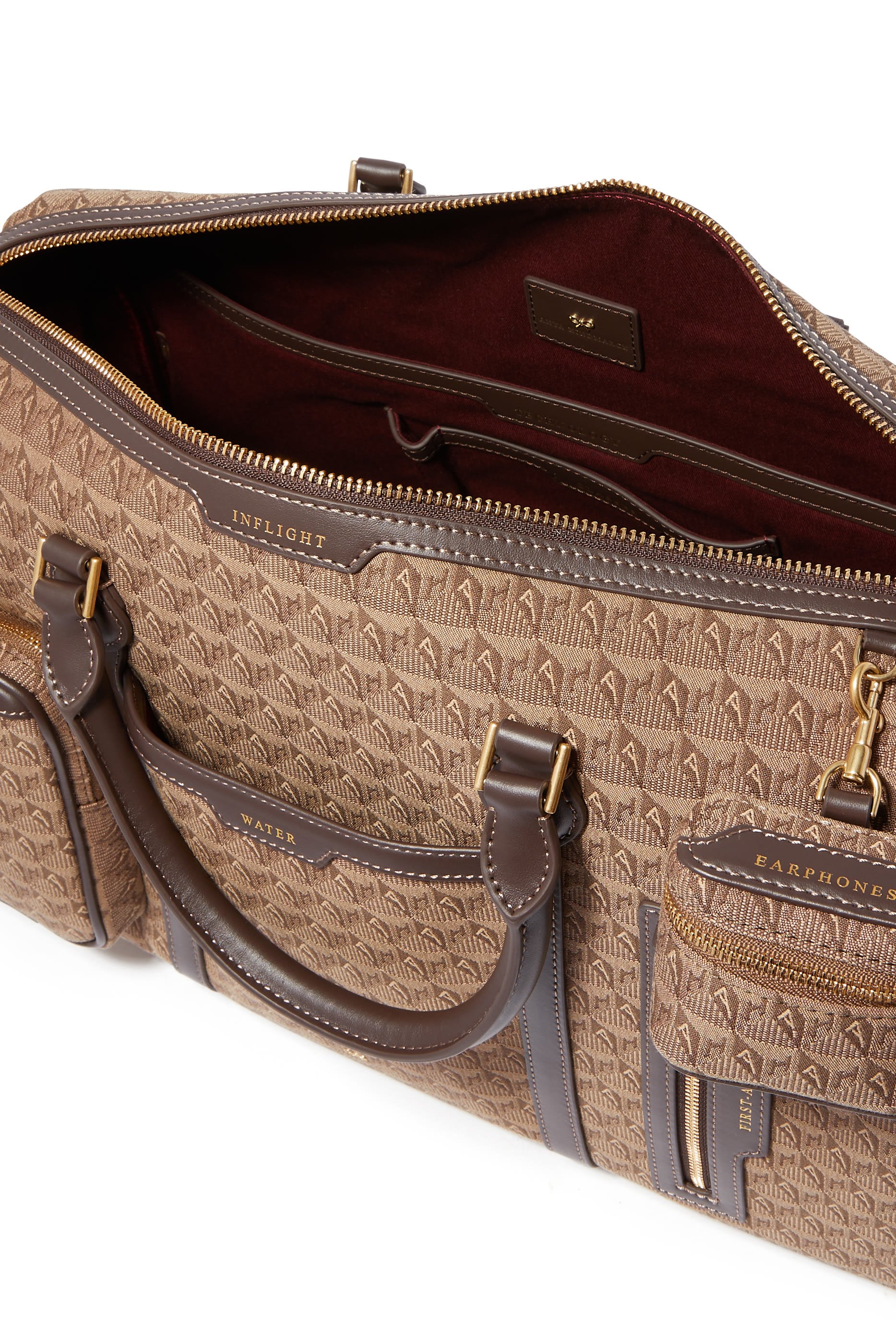 Jacquard In-Flight Barrel Bag
