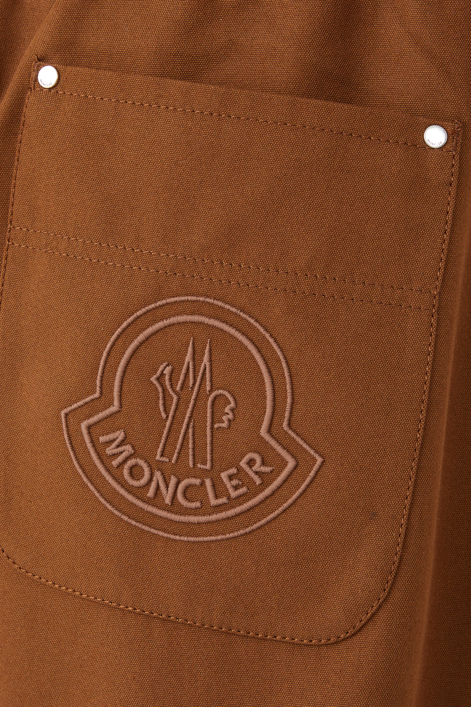 Embroidered Logo Cotton Jogging Trousers