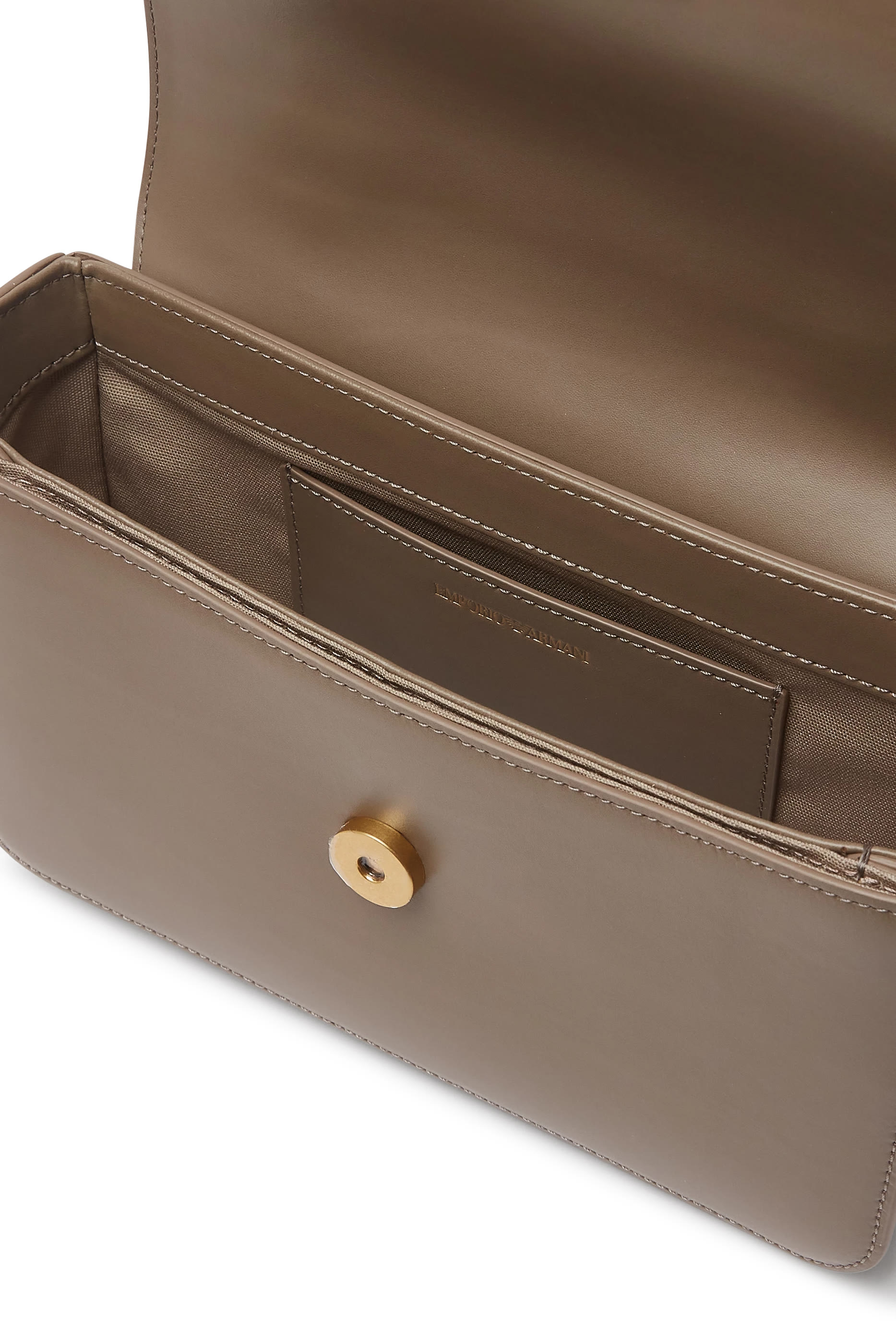 Metal Eagle Logo Shoulder Bag