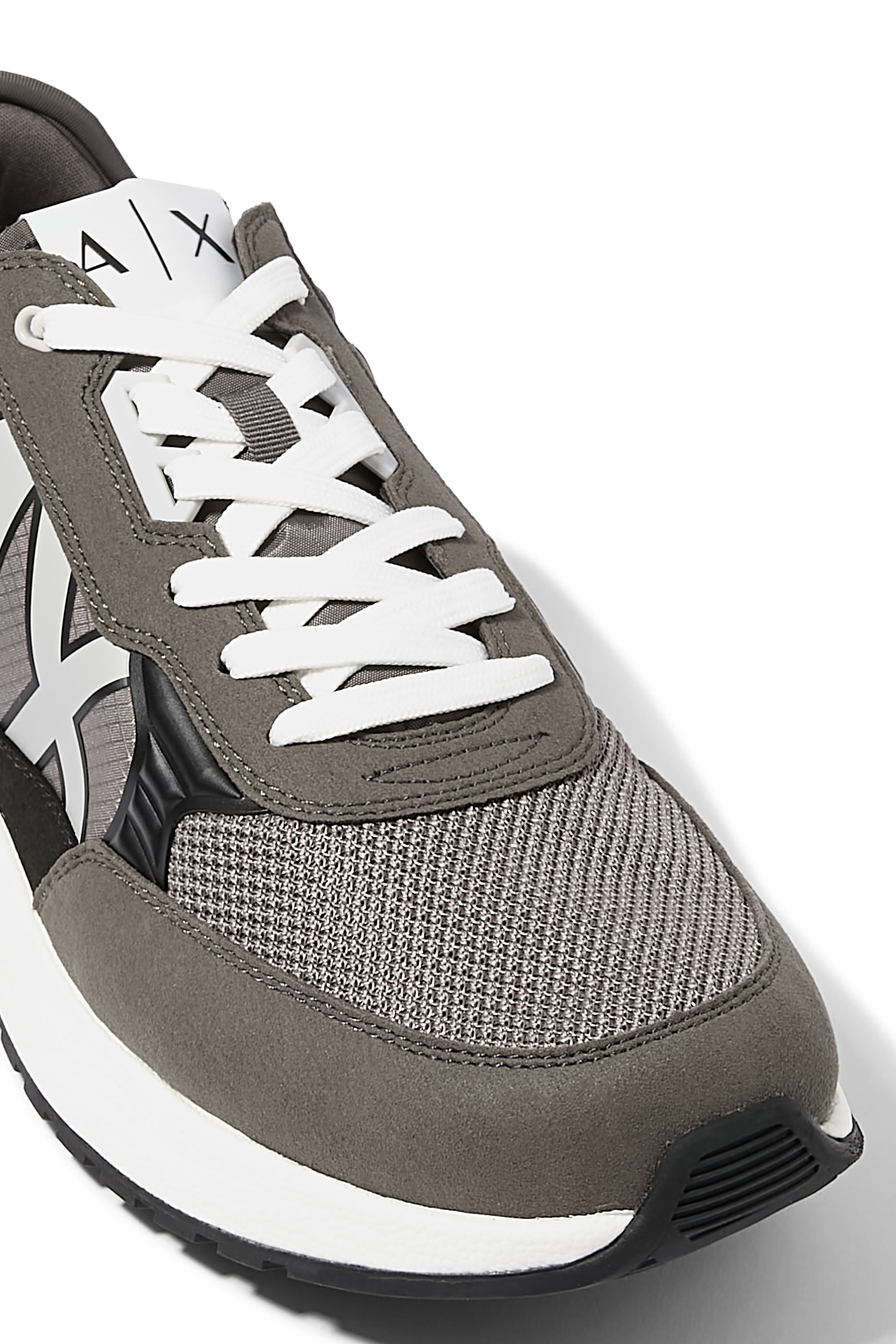 Lace Up 3D AX Logo Sneakers