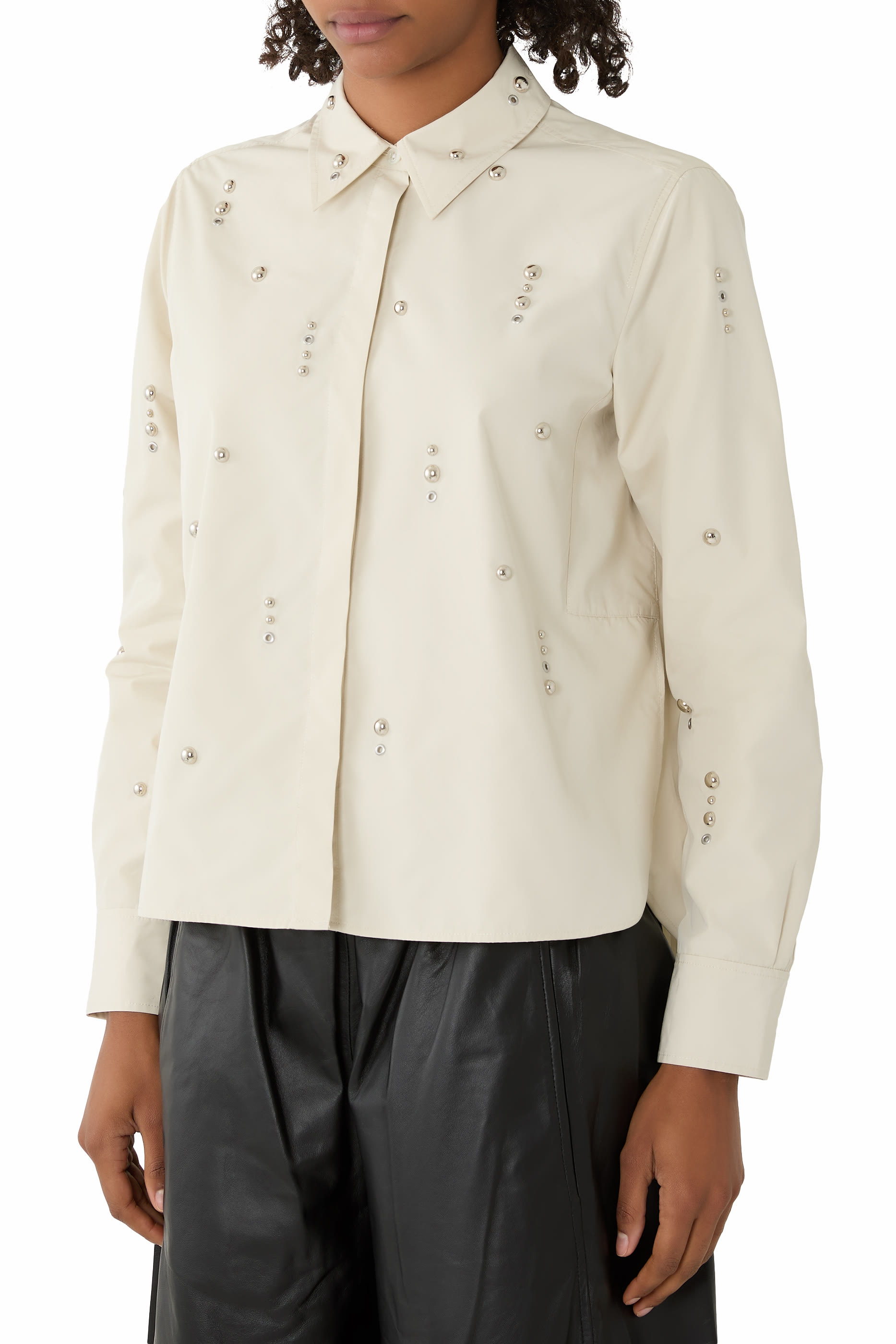 Stud Embellished Shirt