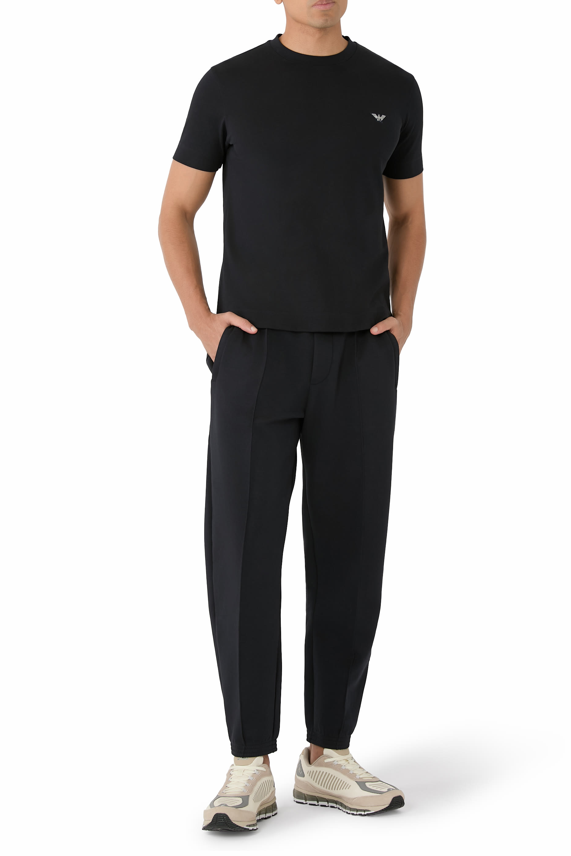 Travel Essentials Virgin-Wool Flannel Joggers