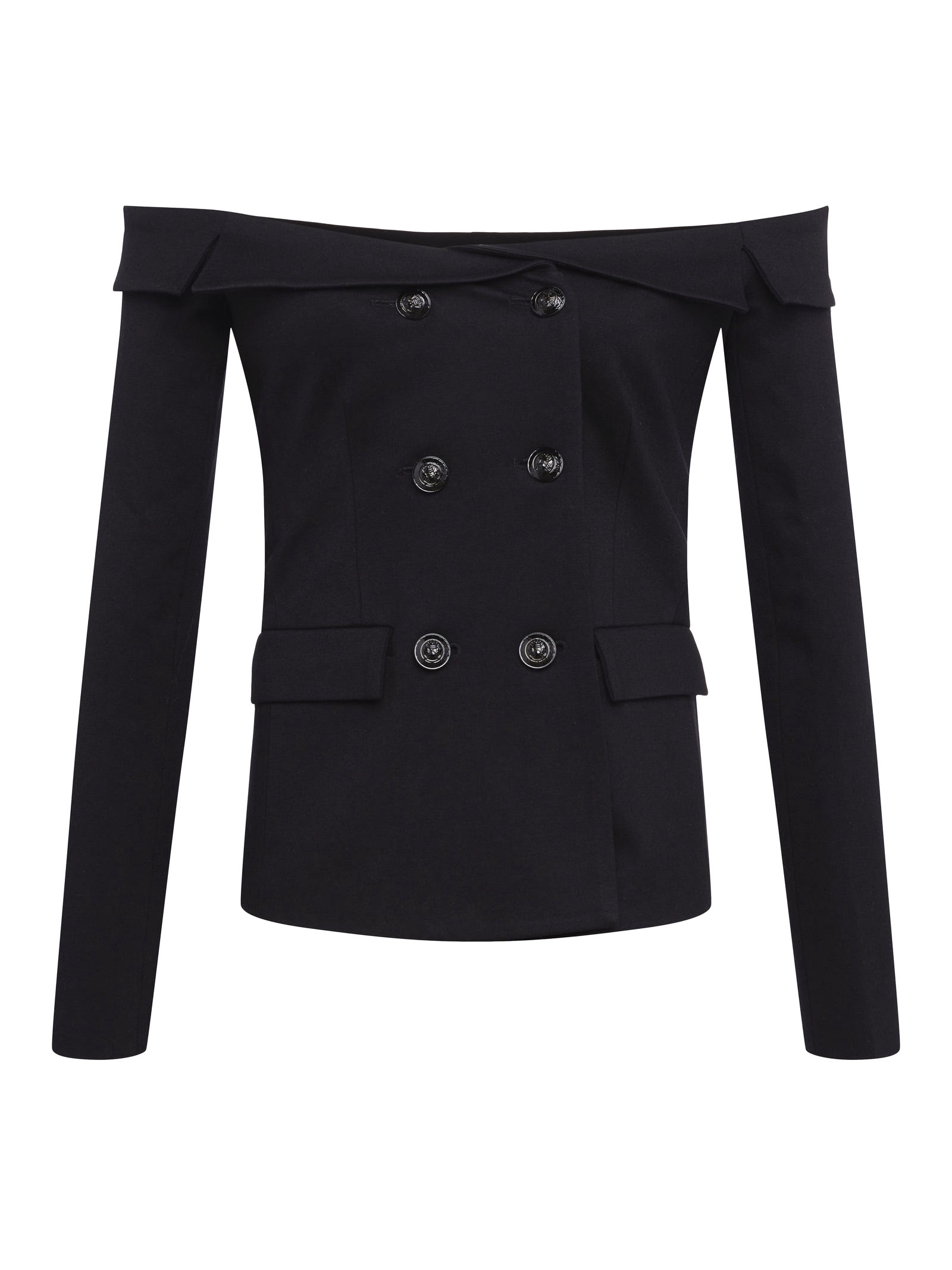 Stephan Off Shoulder Blazer