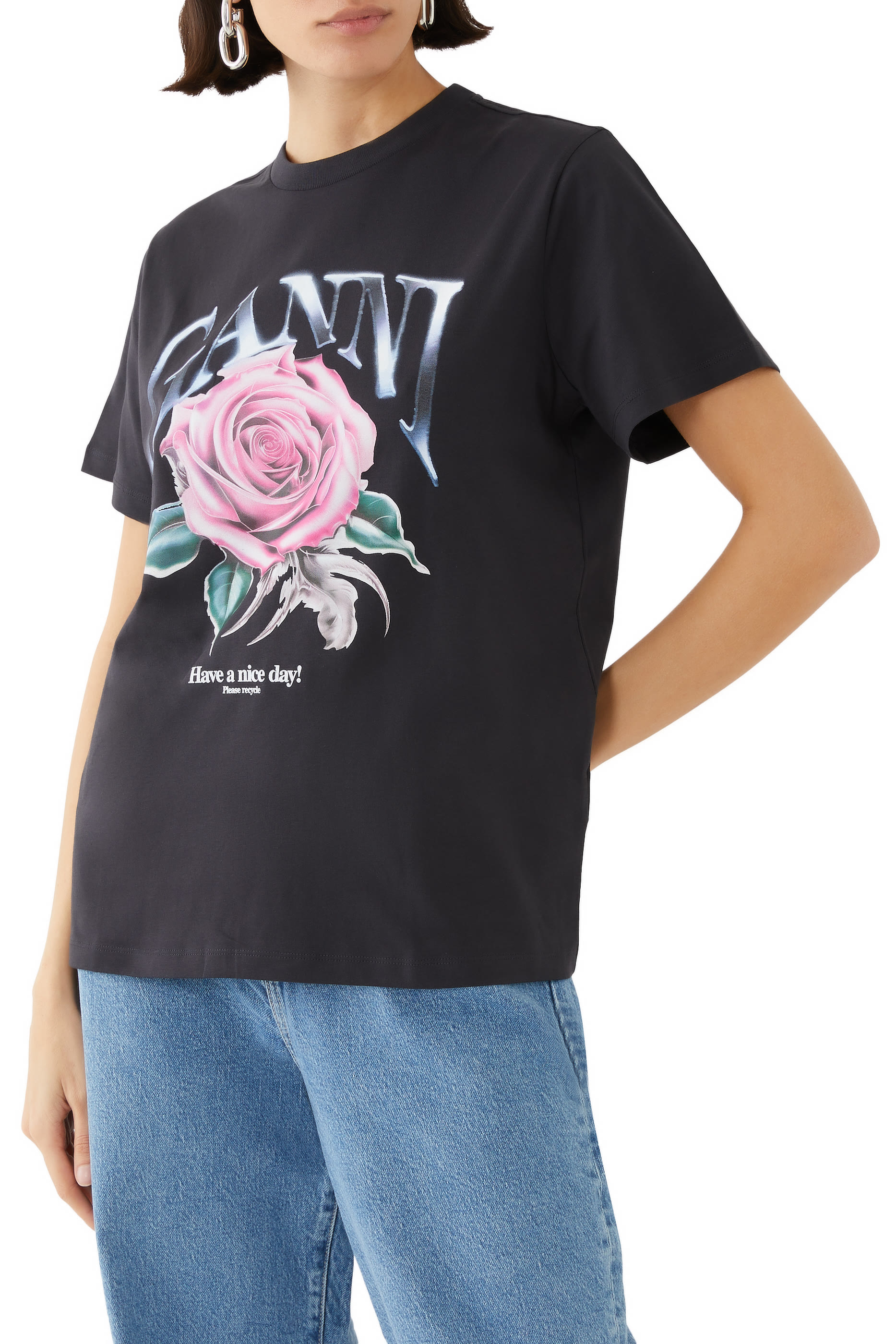 Basic Jersey Rose Relaxed T-shirt