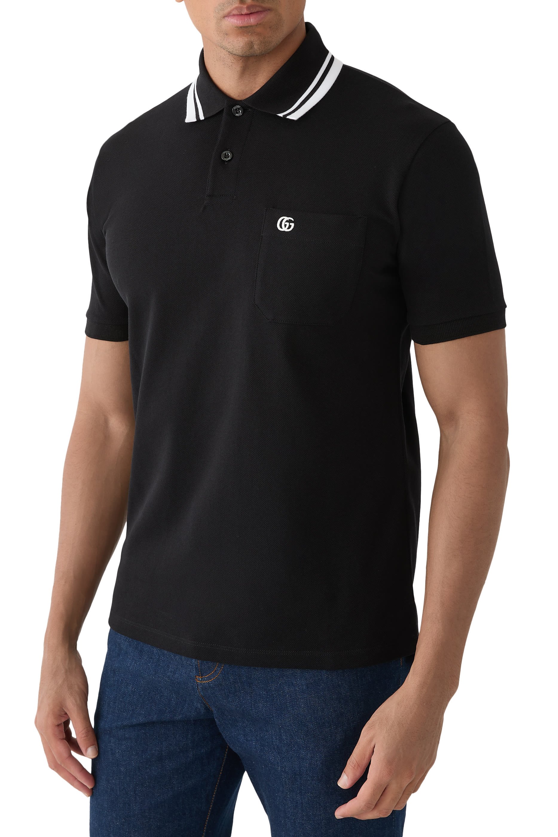 GG Cotton Piquet Polo Shirt