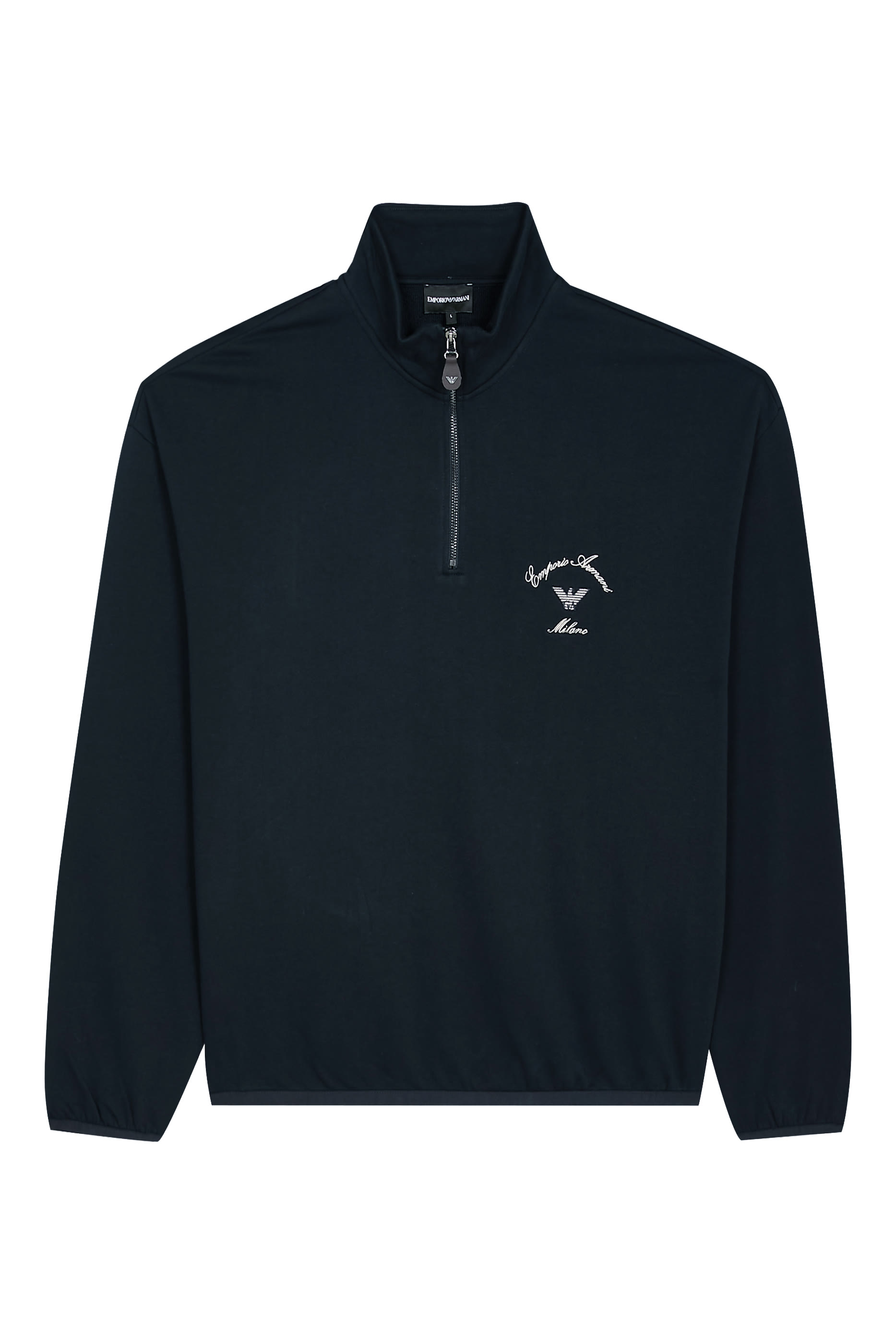 Text Logo Half-Zip Sweatshirt