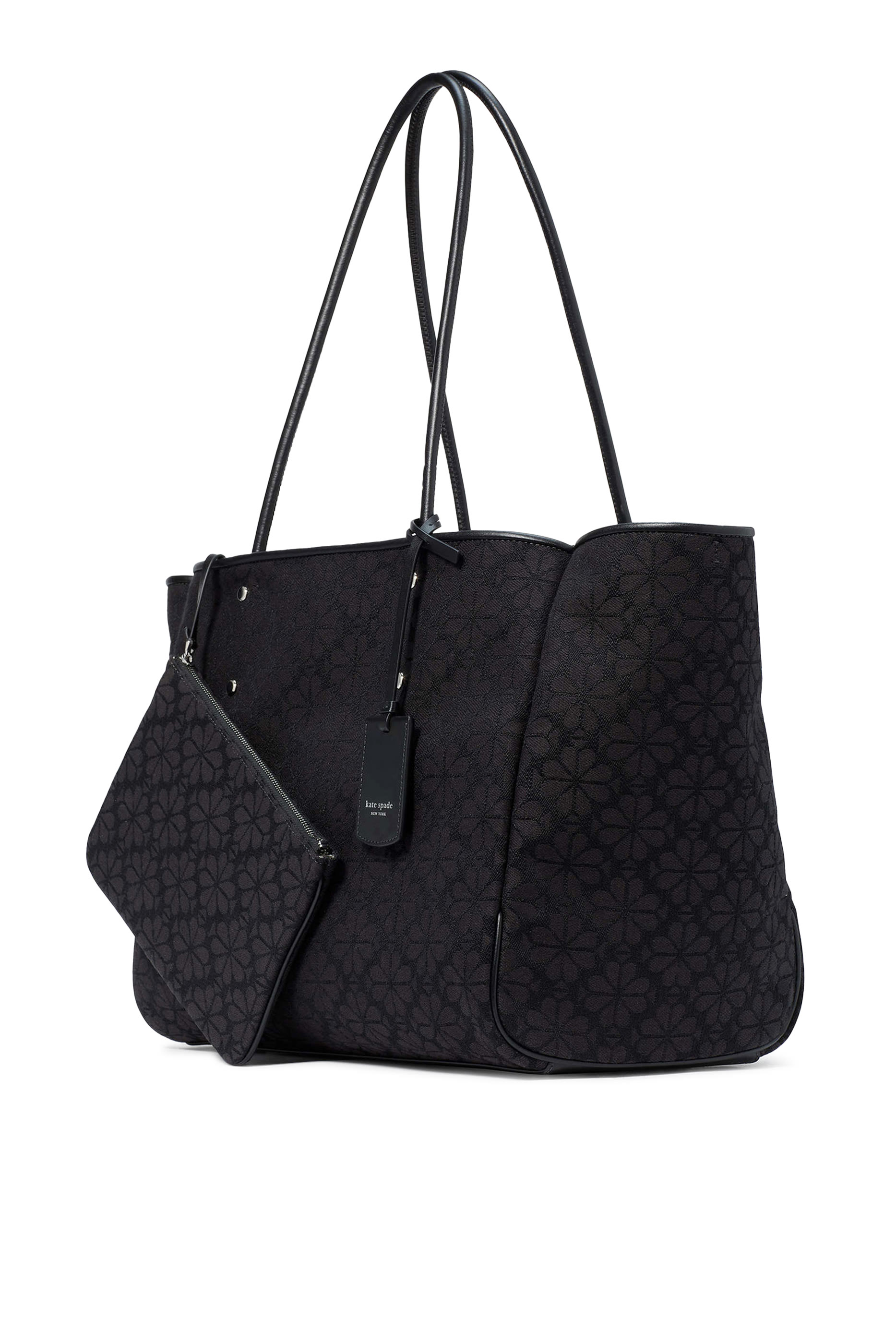 Spade Flower Jacquard Large Everything Tote Bag