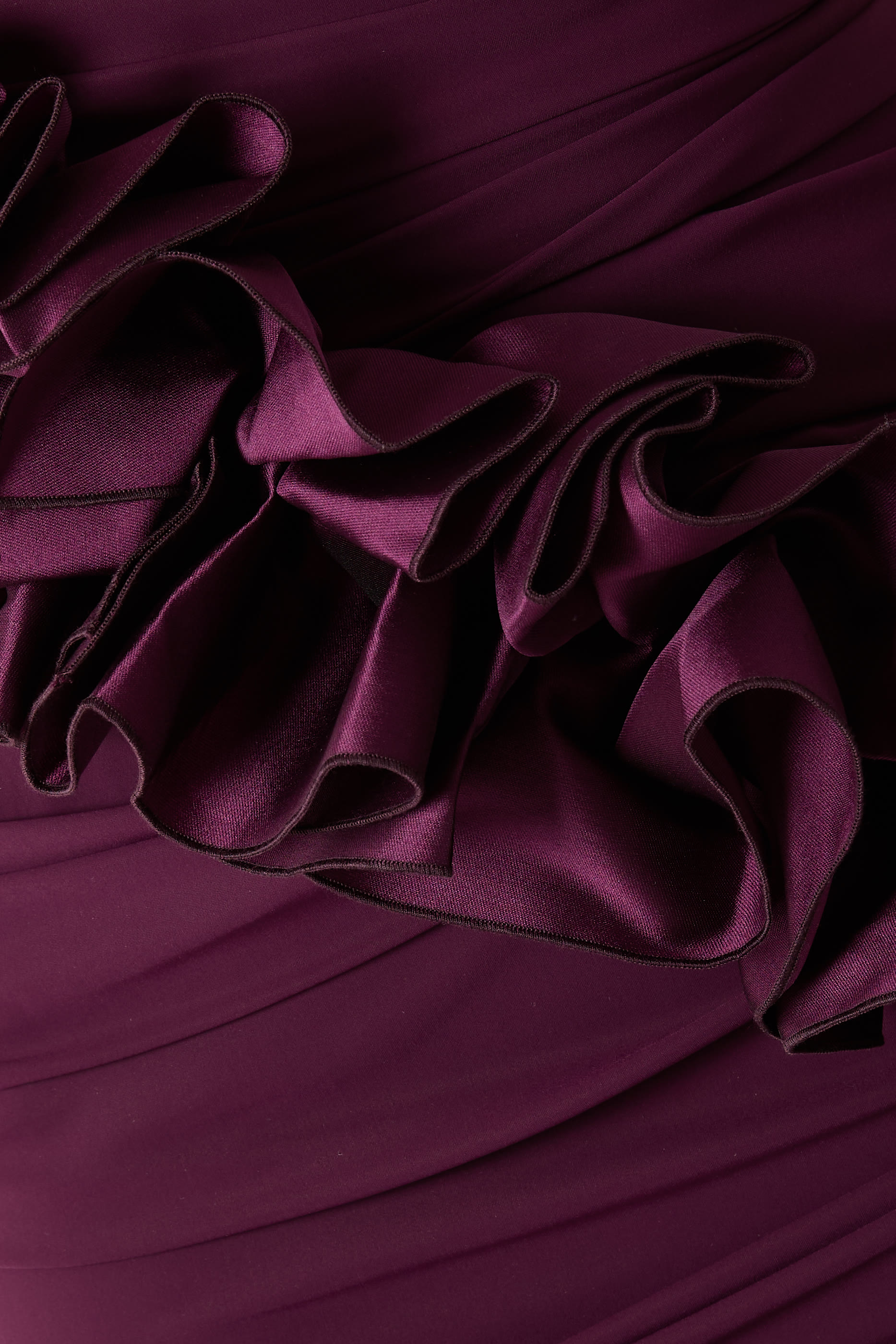 Strapless Mini Dress with Ruffles 