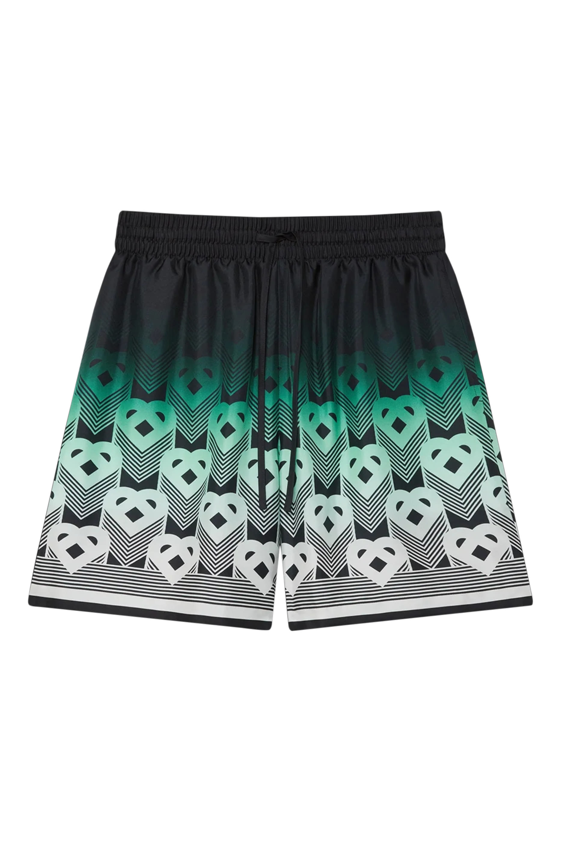 Gradient Monogram Silk Shorts