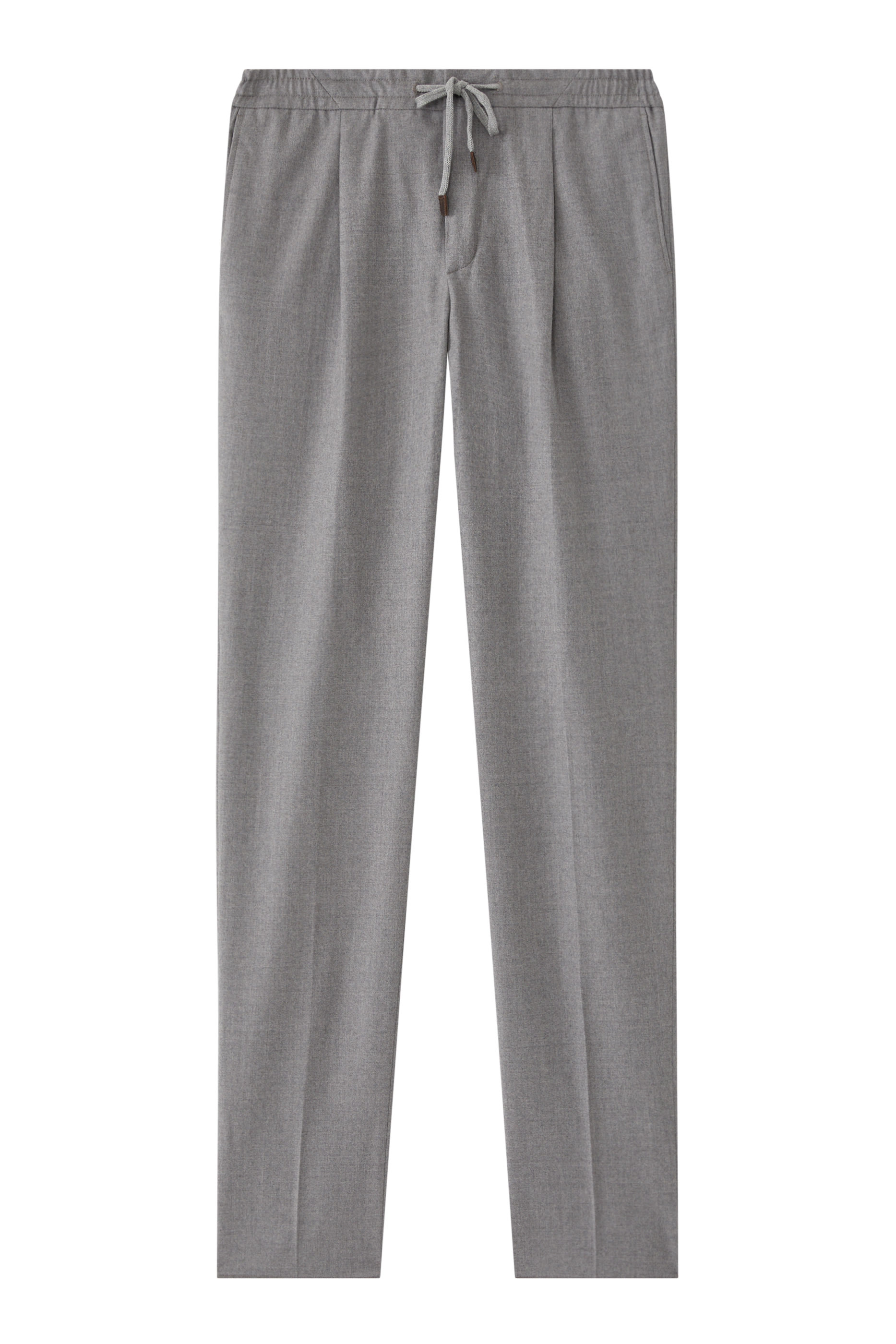 Tapered-fit Flannel Trousers