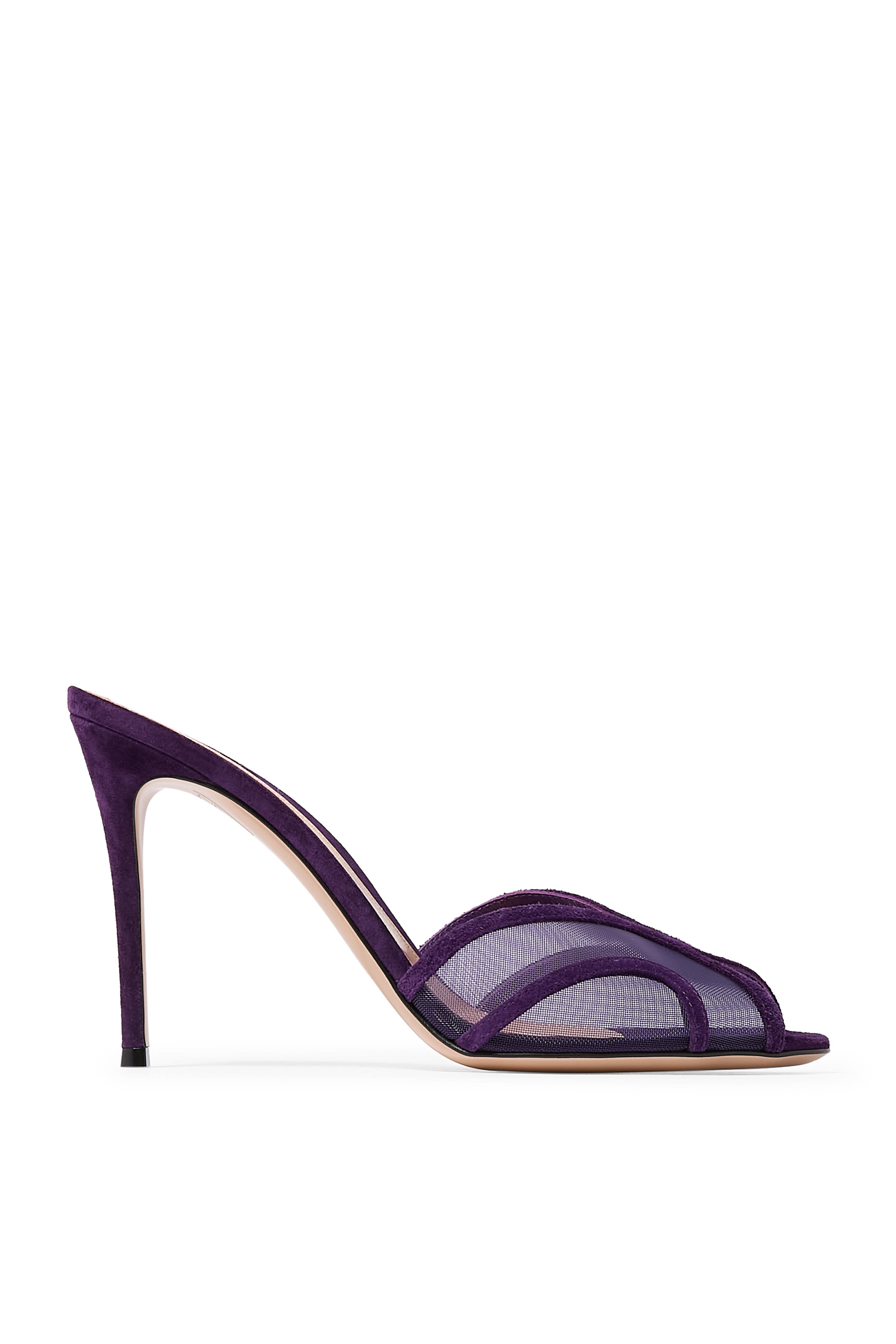  Suede Organza 95 Mules 