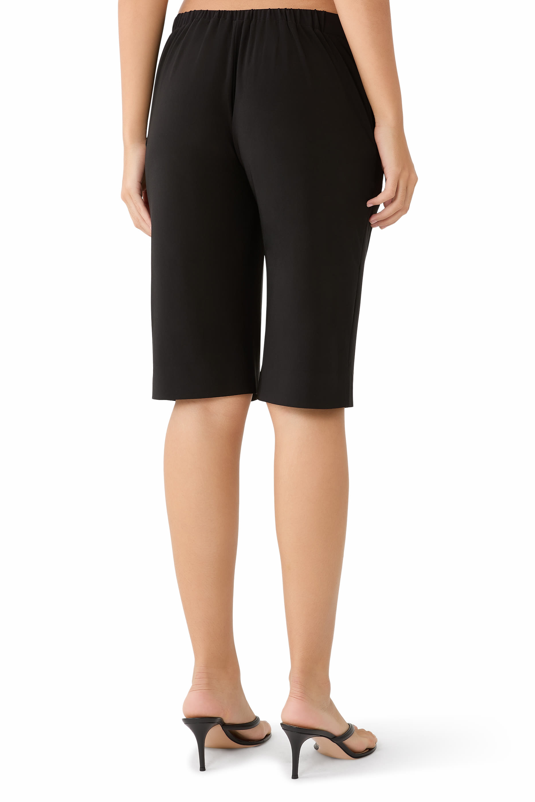 Flat Front Bermuda Shorts