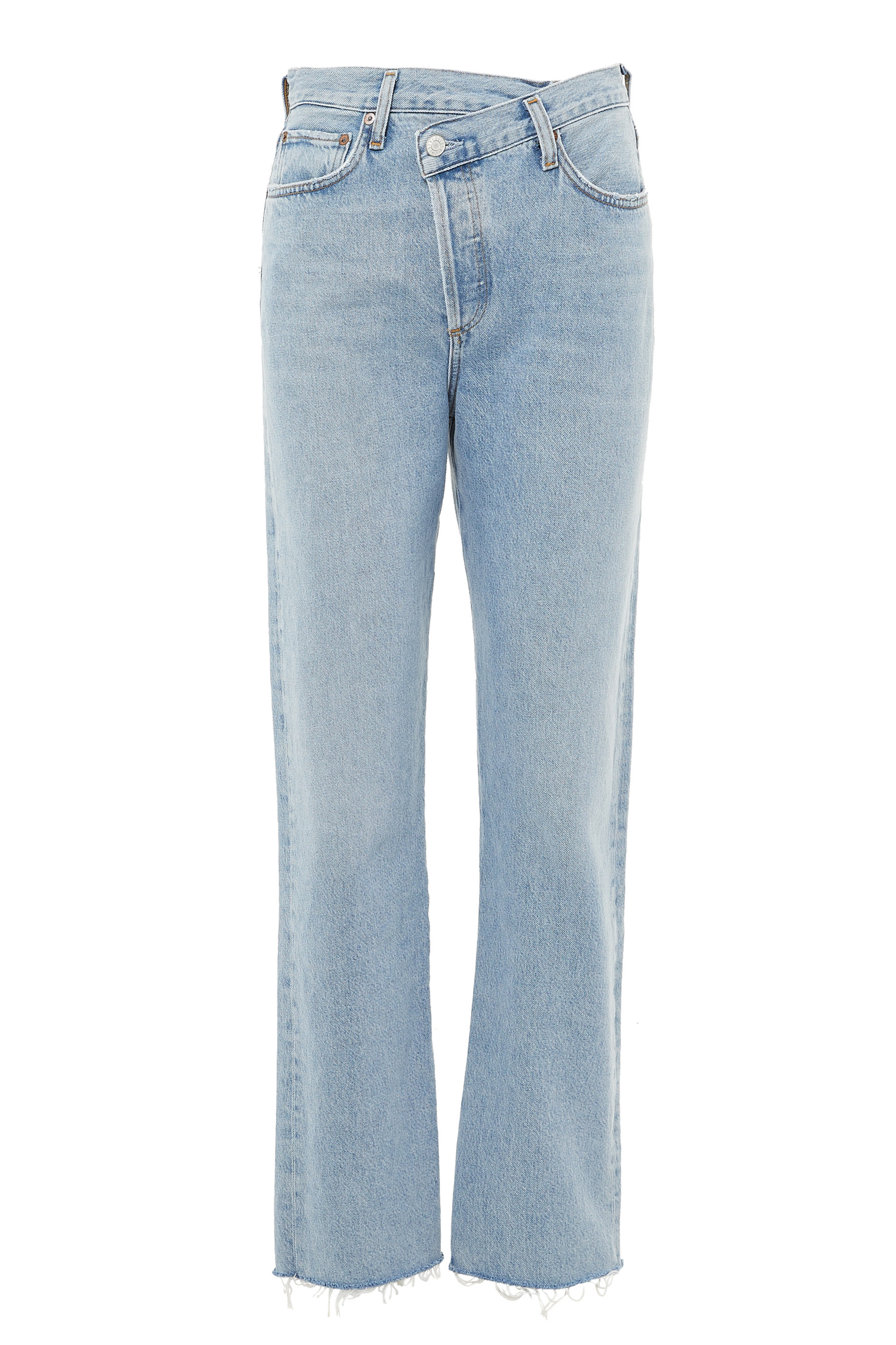 Criss Cross Straight Jeans
