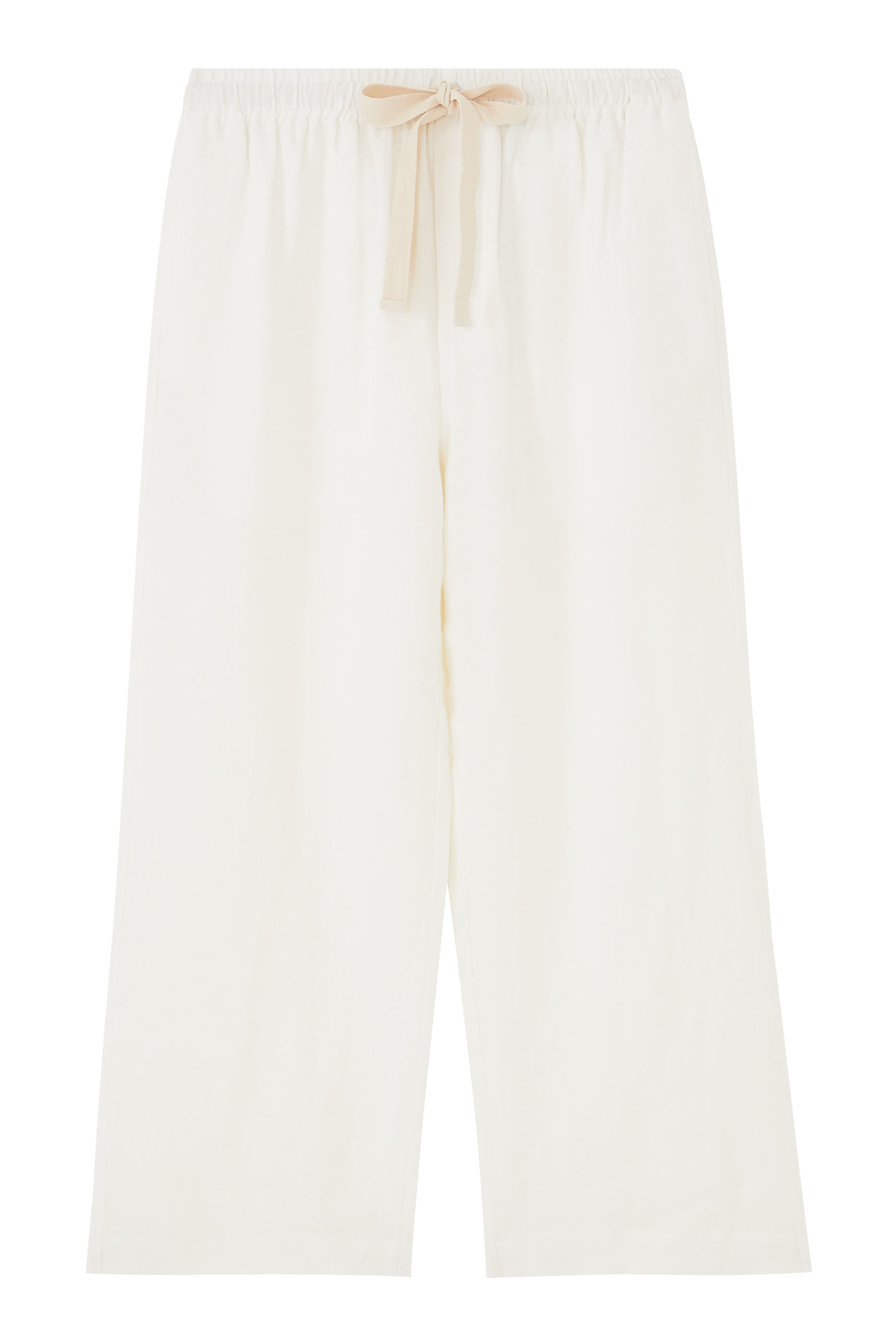 Wide Leg Linen Trousers