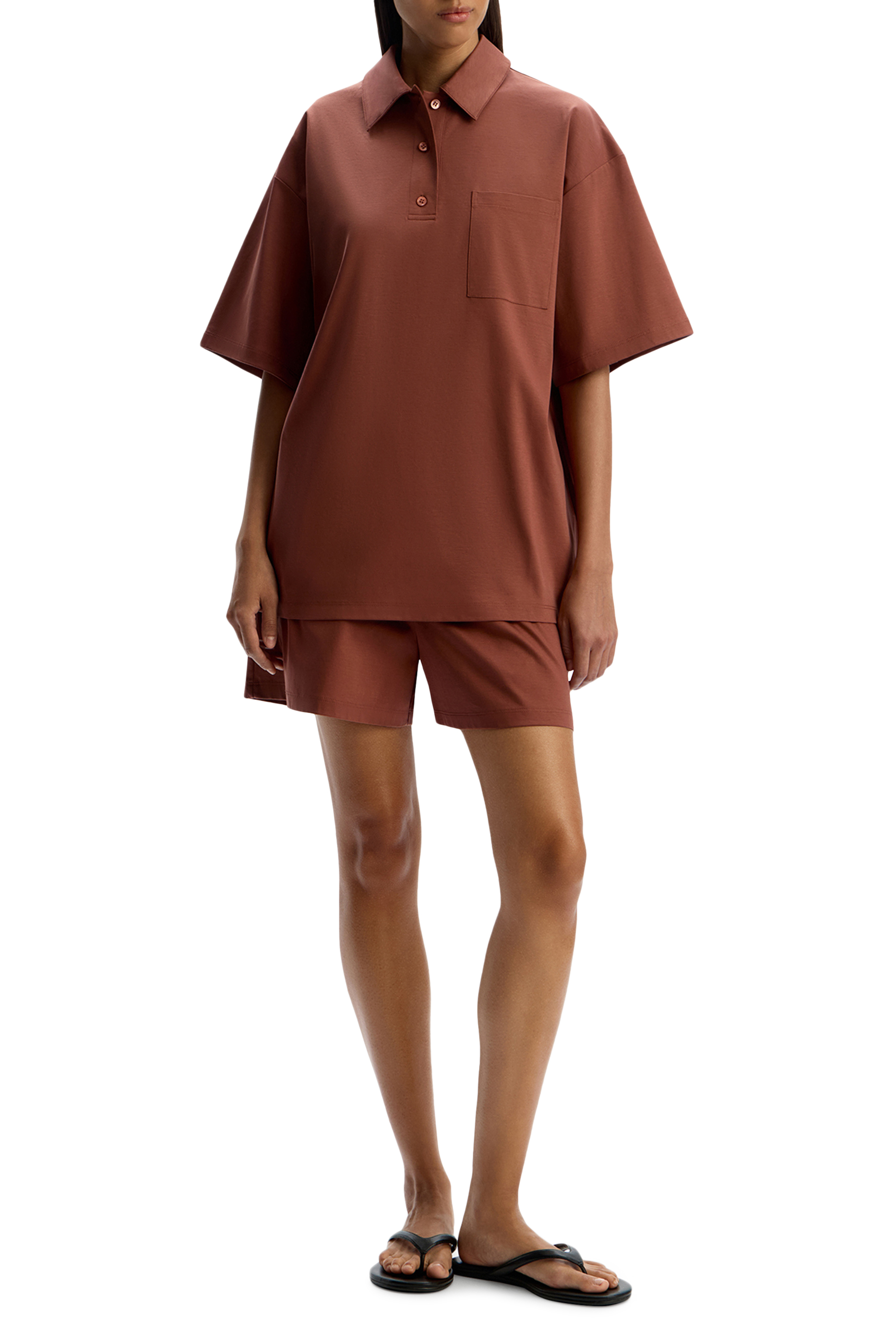  Mercerised Cotton Polo T-Shirt 