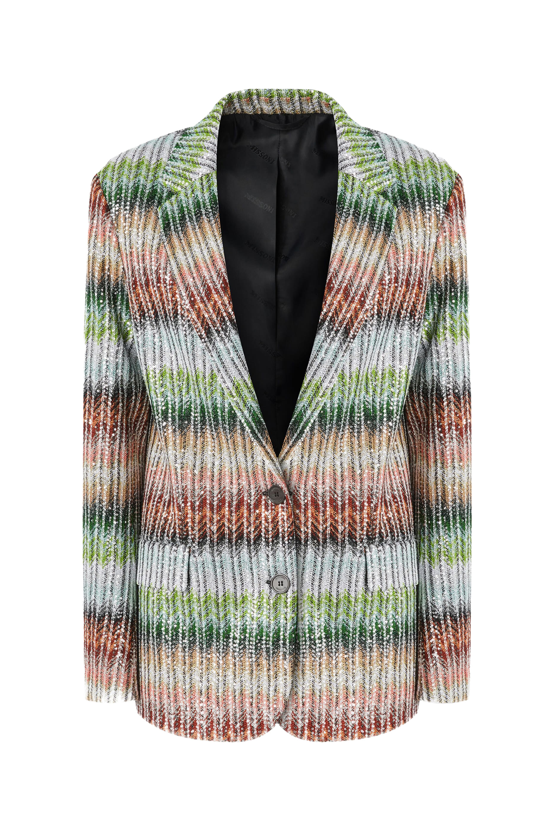Caperdoni Sequinned Single-Breasted Blazer