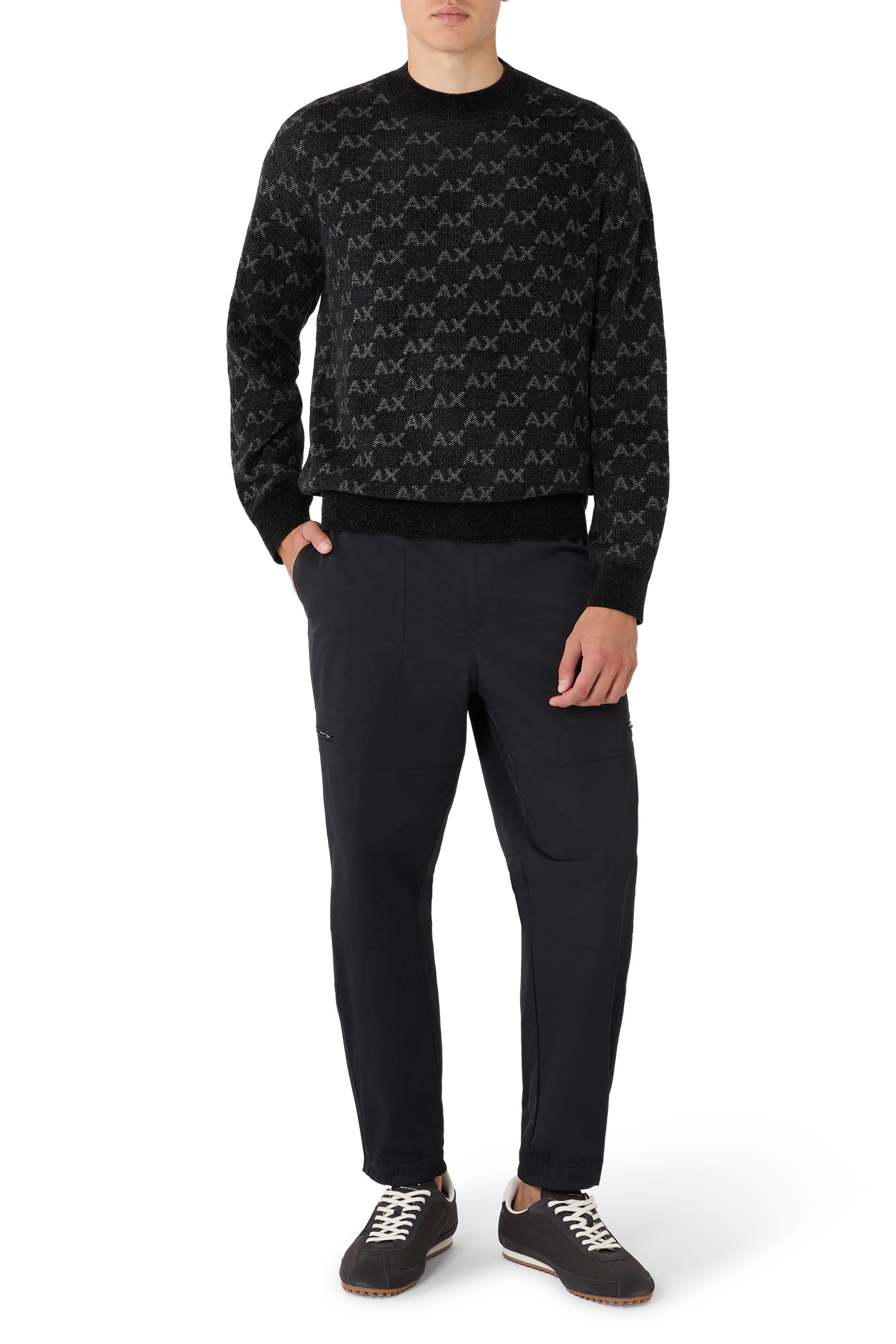 All Over Logo Pullover
