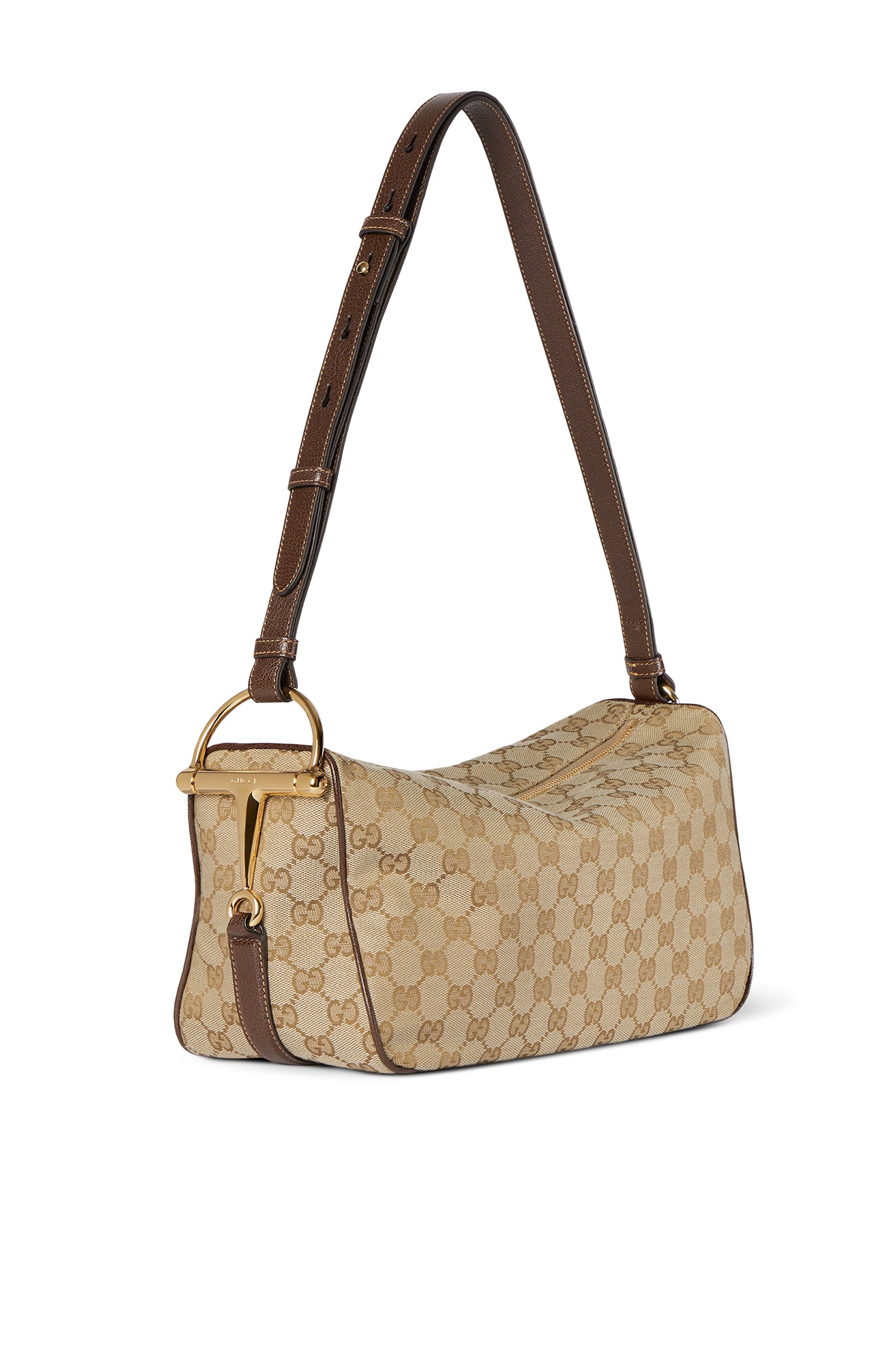 Half Horsebit Medium Shoulder Bag 