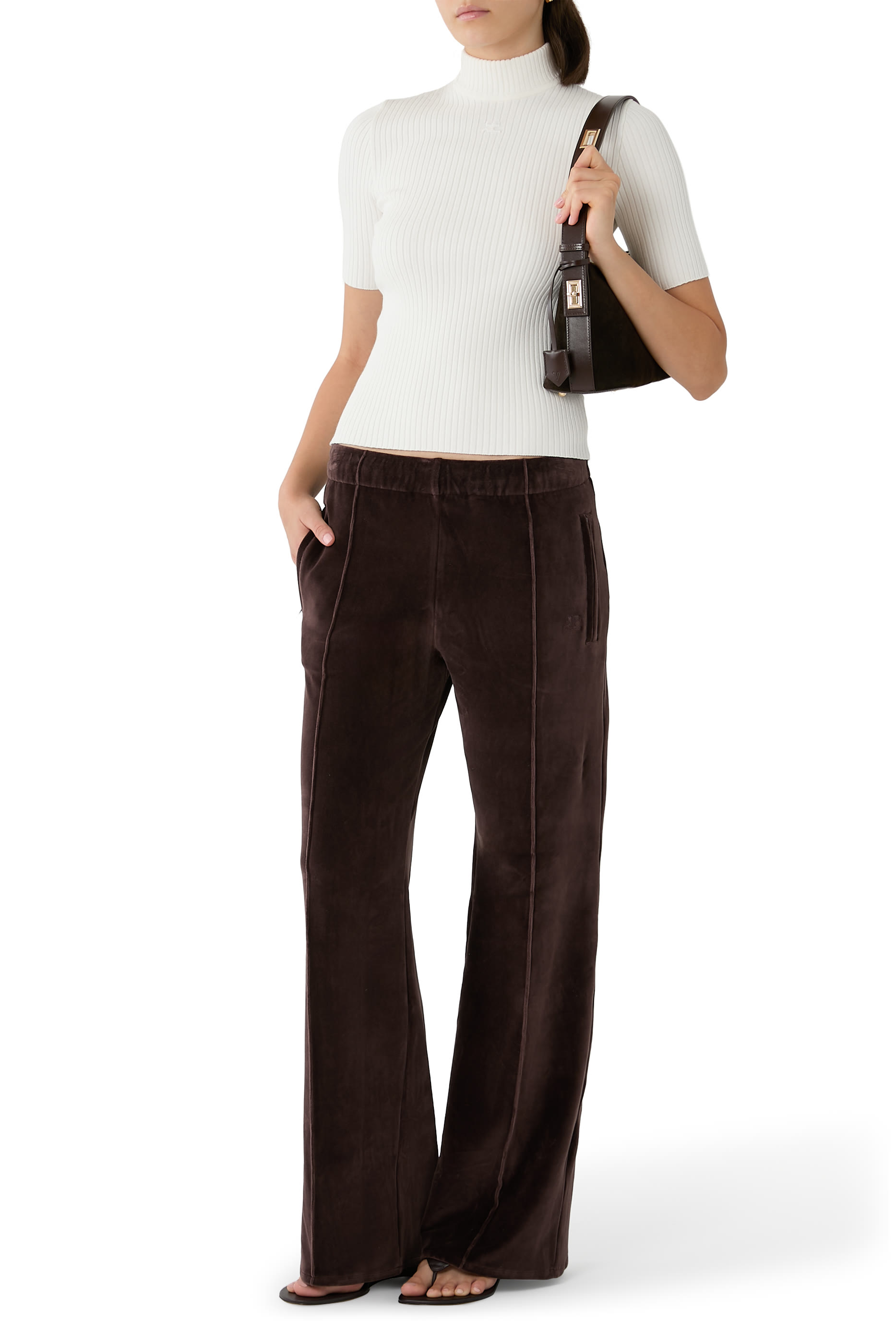 Logo Pleated Tracksuit Sweatpants