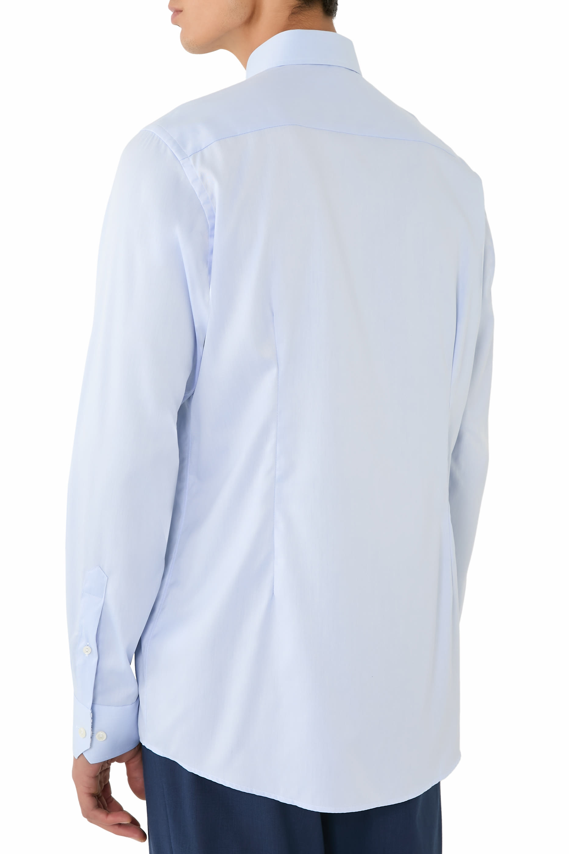 Solid Paisley Effect Shirt