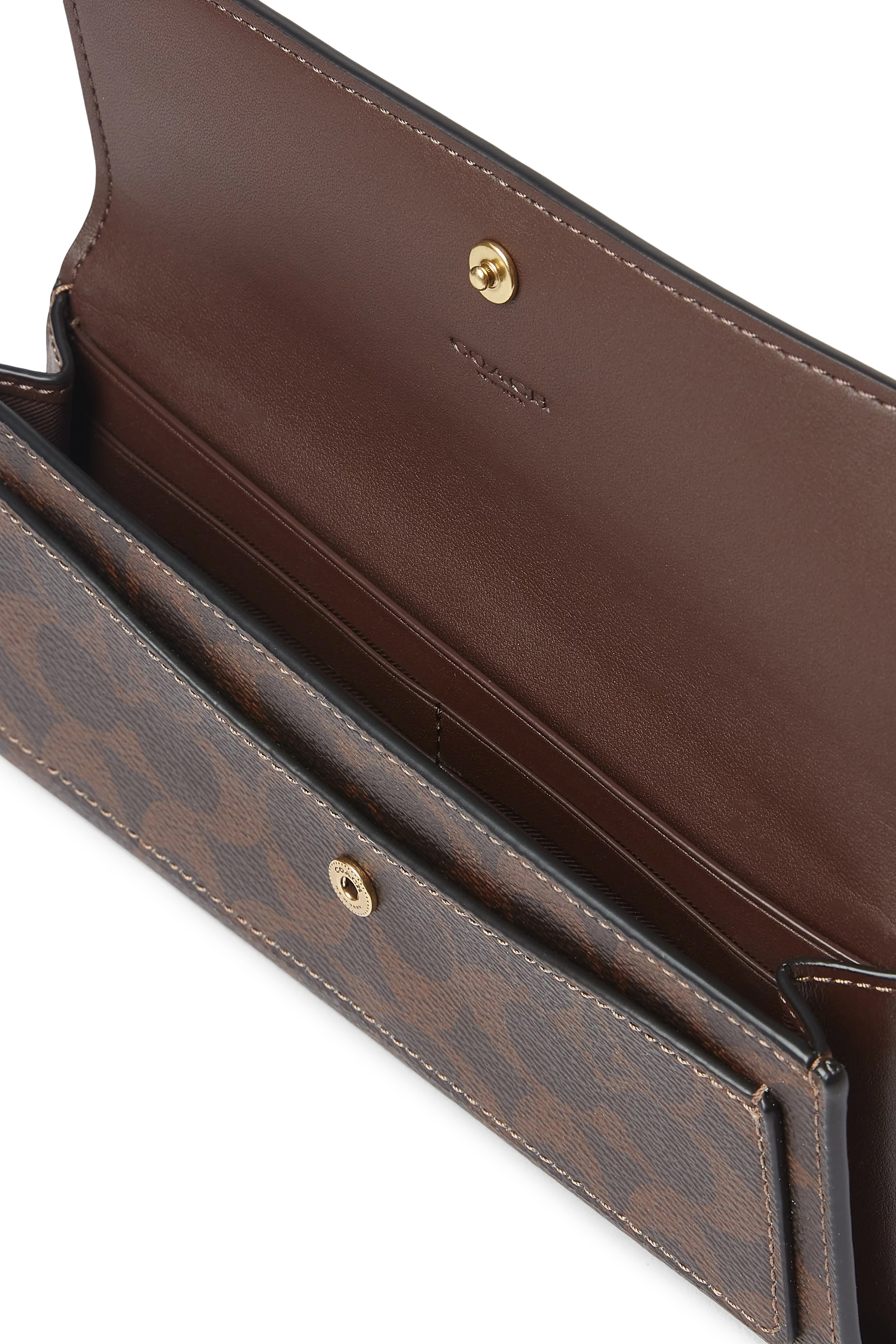 Essential Signature Canvas Long Wallet