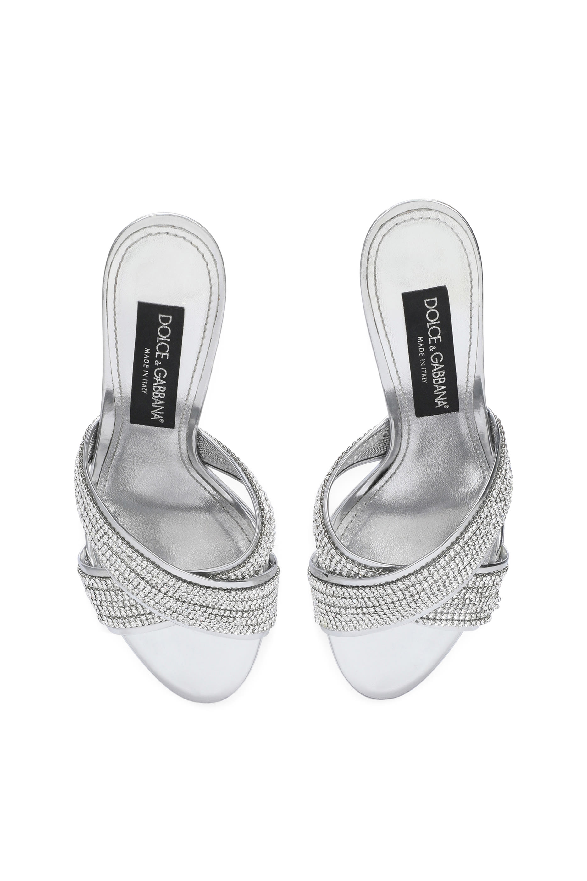 Crystal Mesh Mules 85