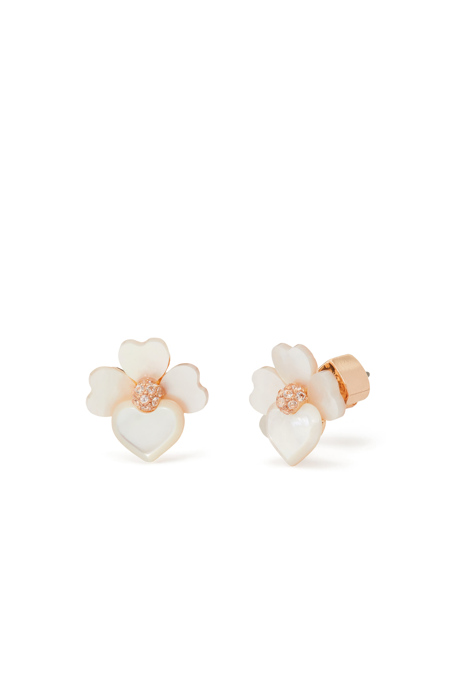 Precious Pansy Studs