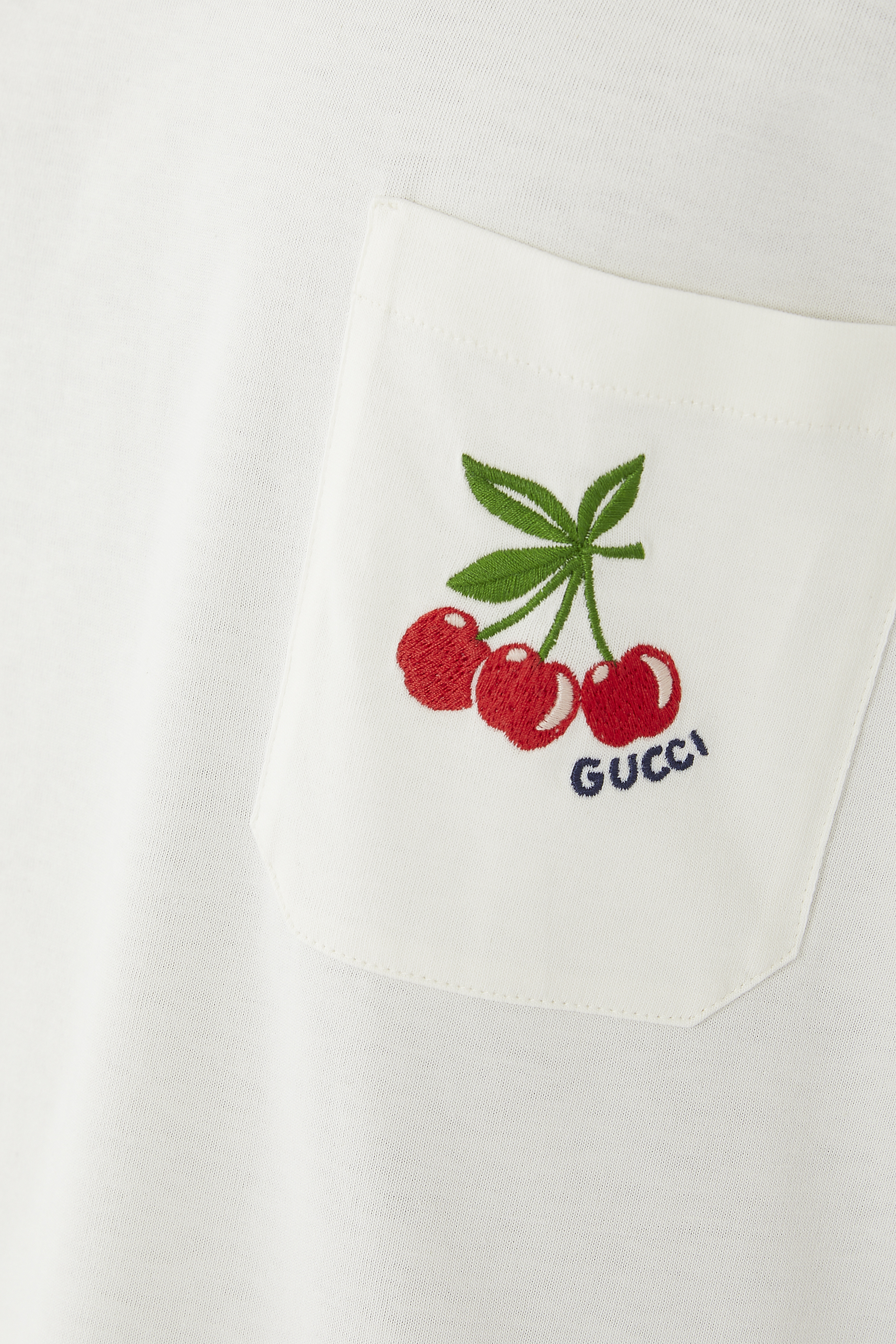 Cherry Embroidery T-Shirt