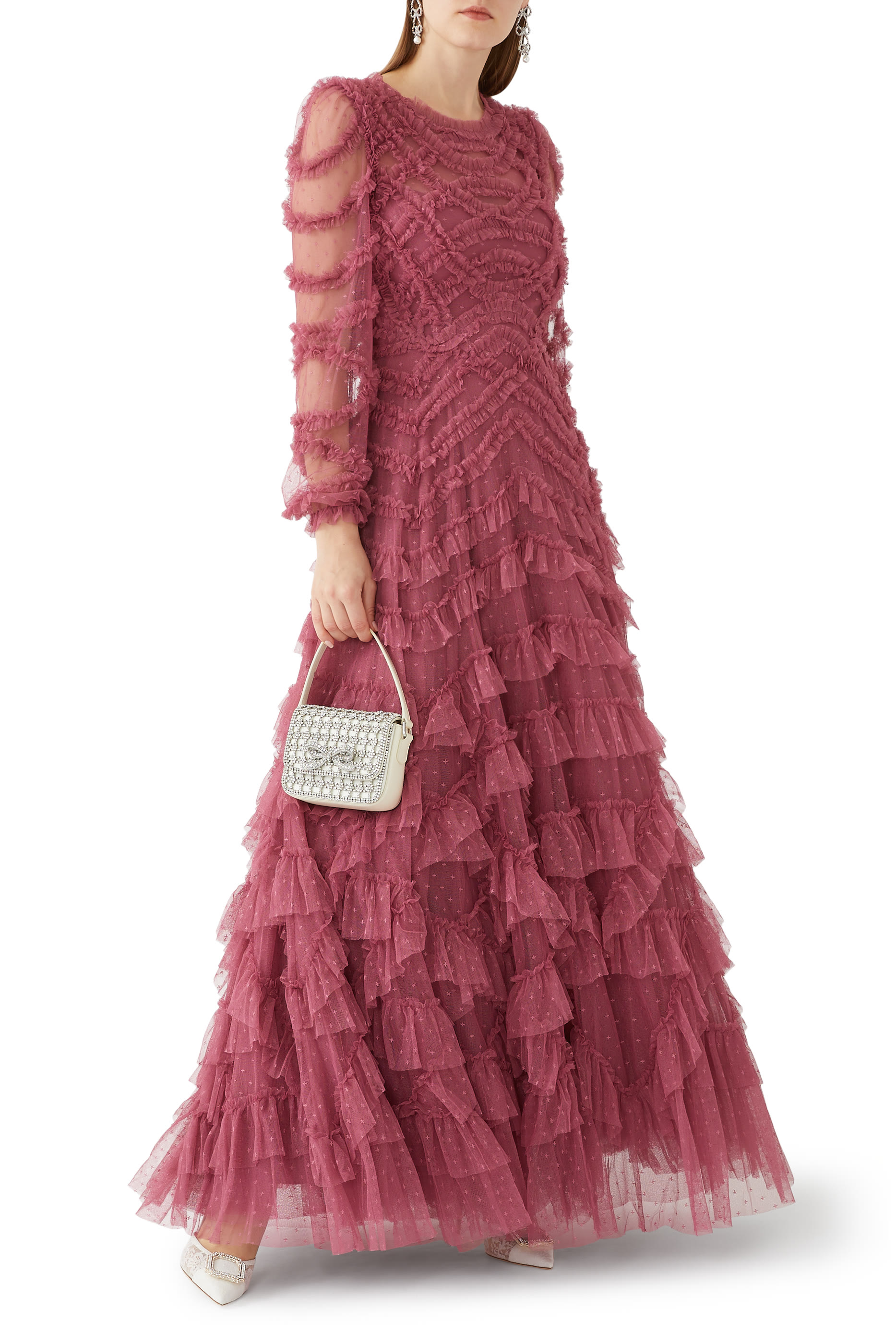 Lana Round Neck Gown