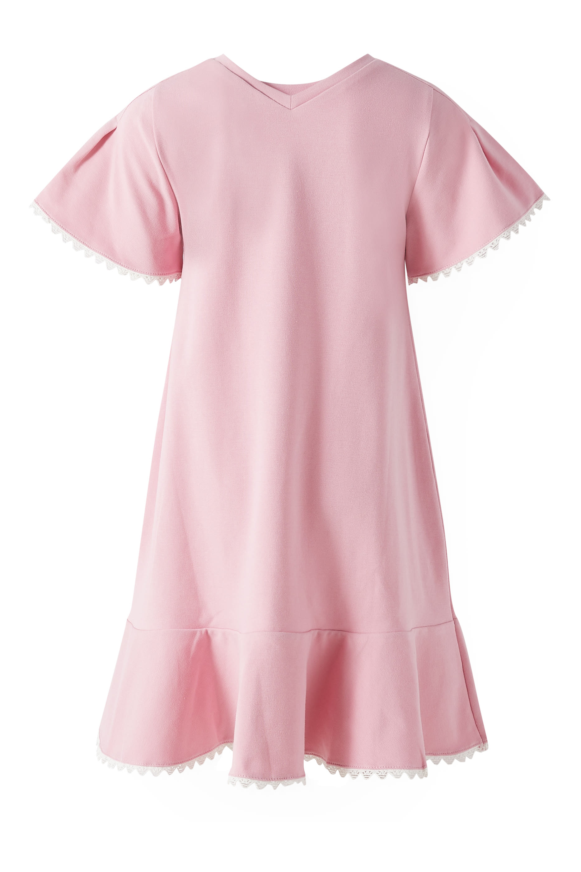 Kids Scallop Logo Dress