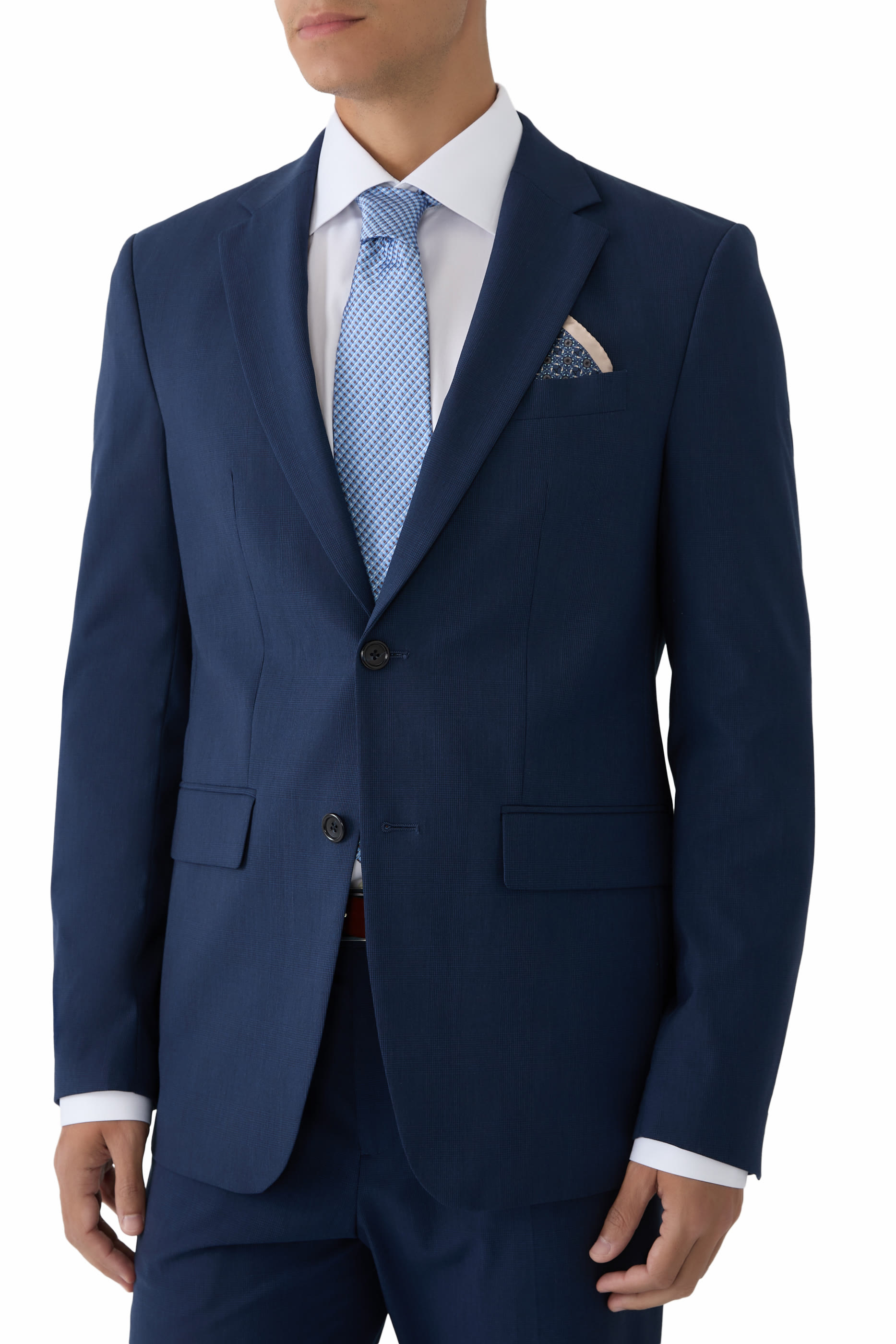 Geometric Silk Pocket Square