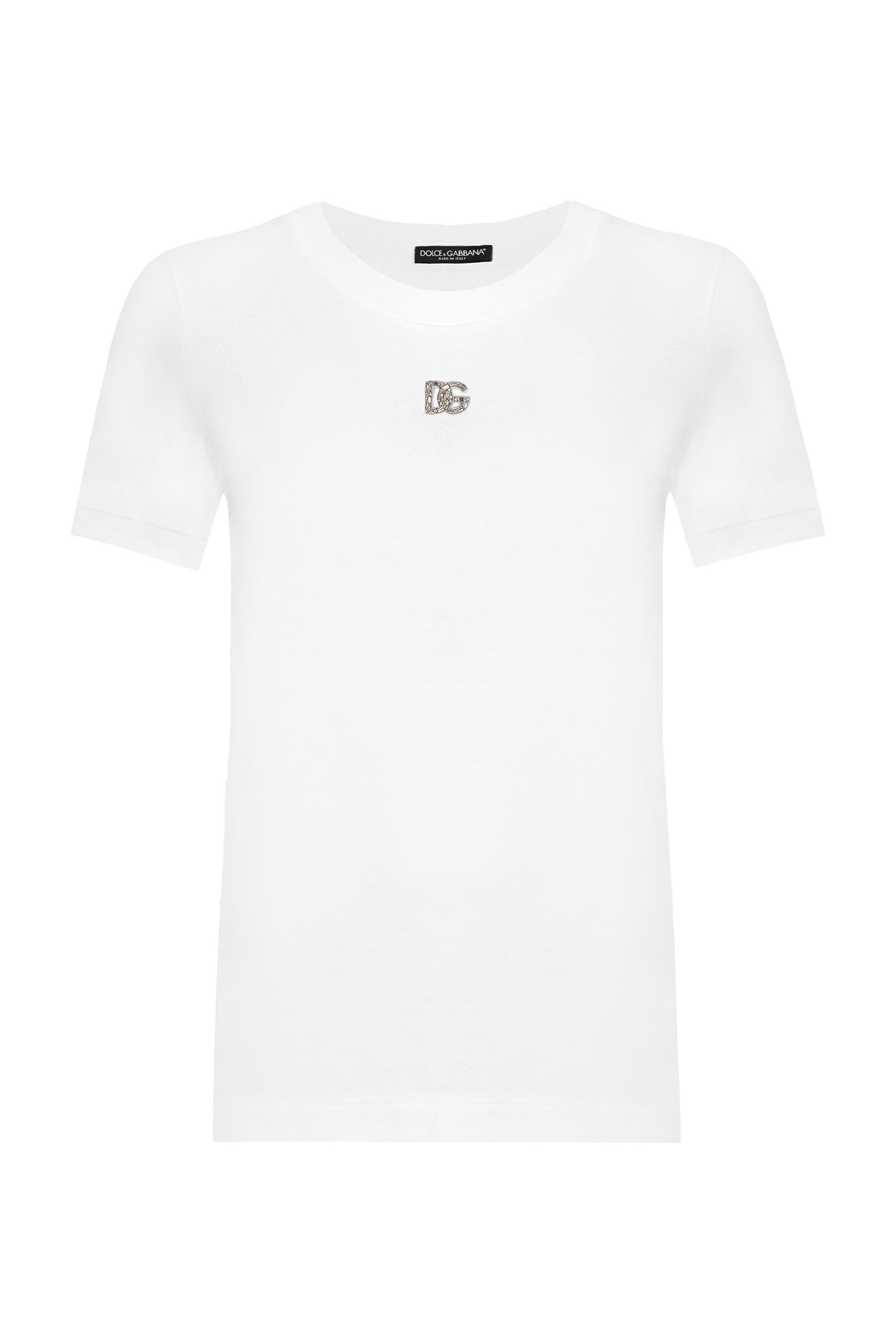 Crystal DG Logo Cotton T-shirt