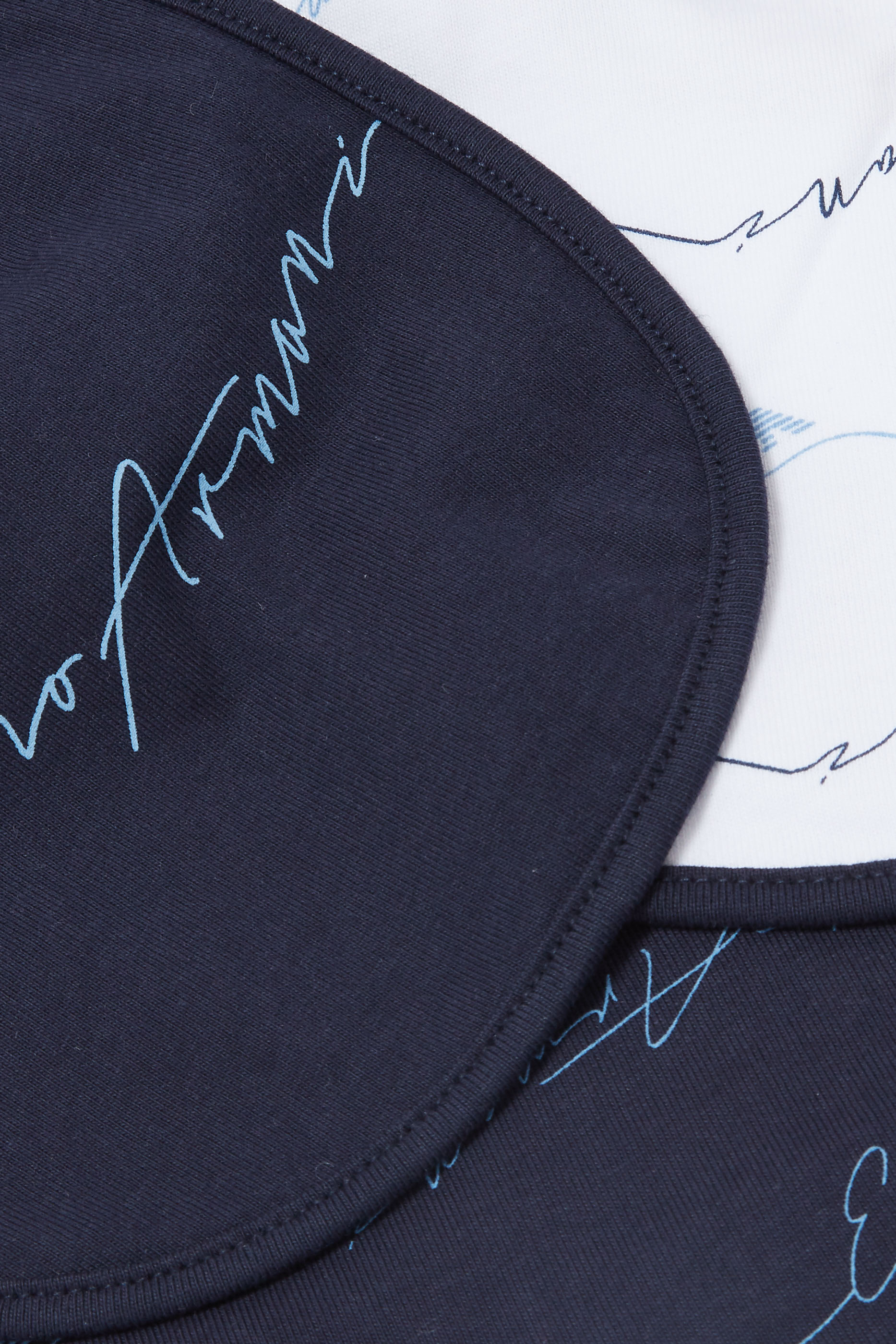 Kids My First Armani Bibs, Set of Three