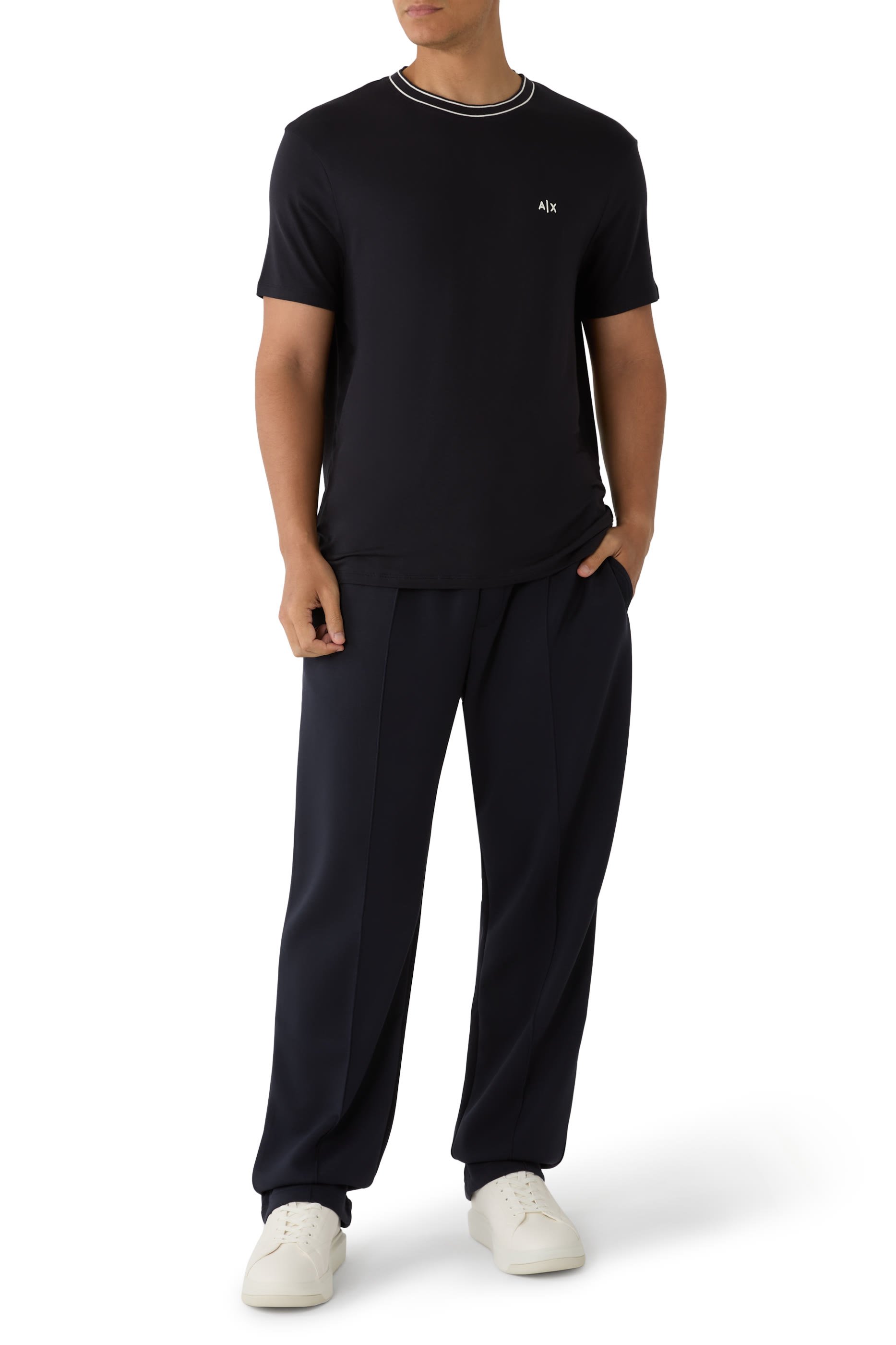 AX Logo  Cotton-Jersey T-Shirt