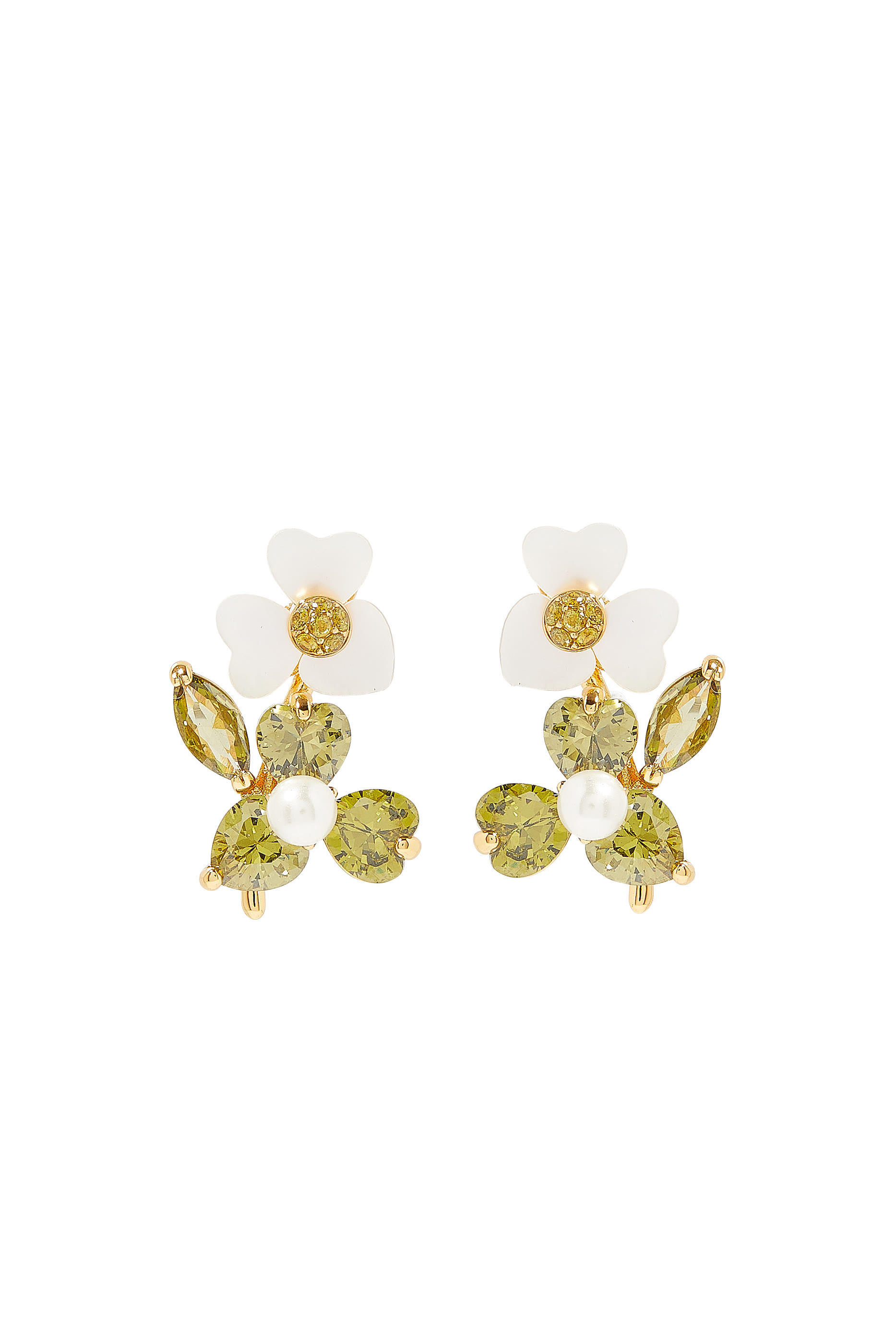 Precious Pansy Studs