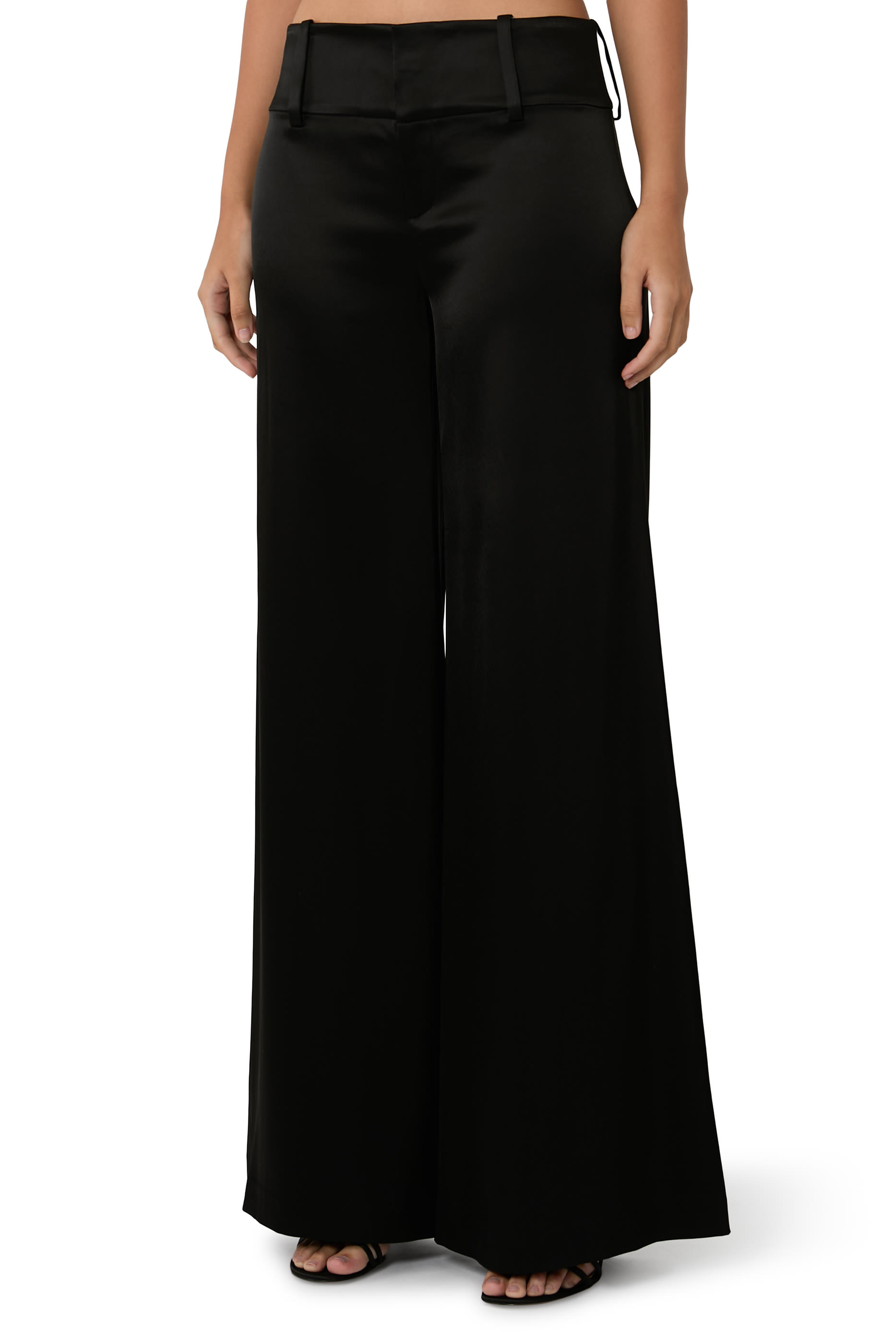 Olivia Satin Wide Leg Pants