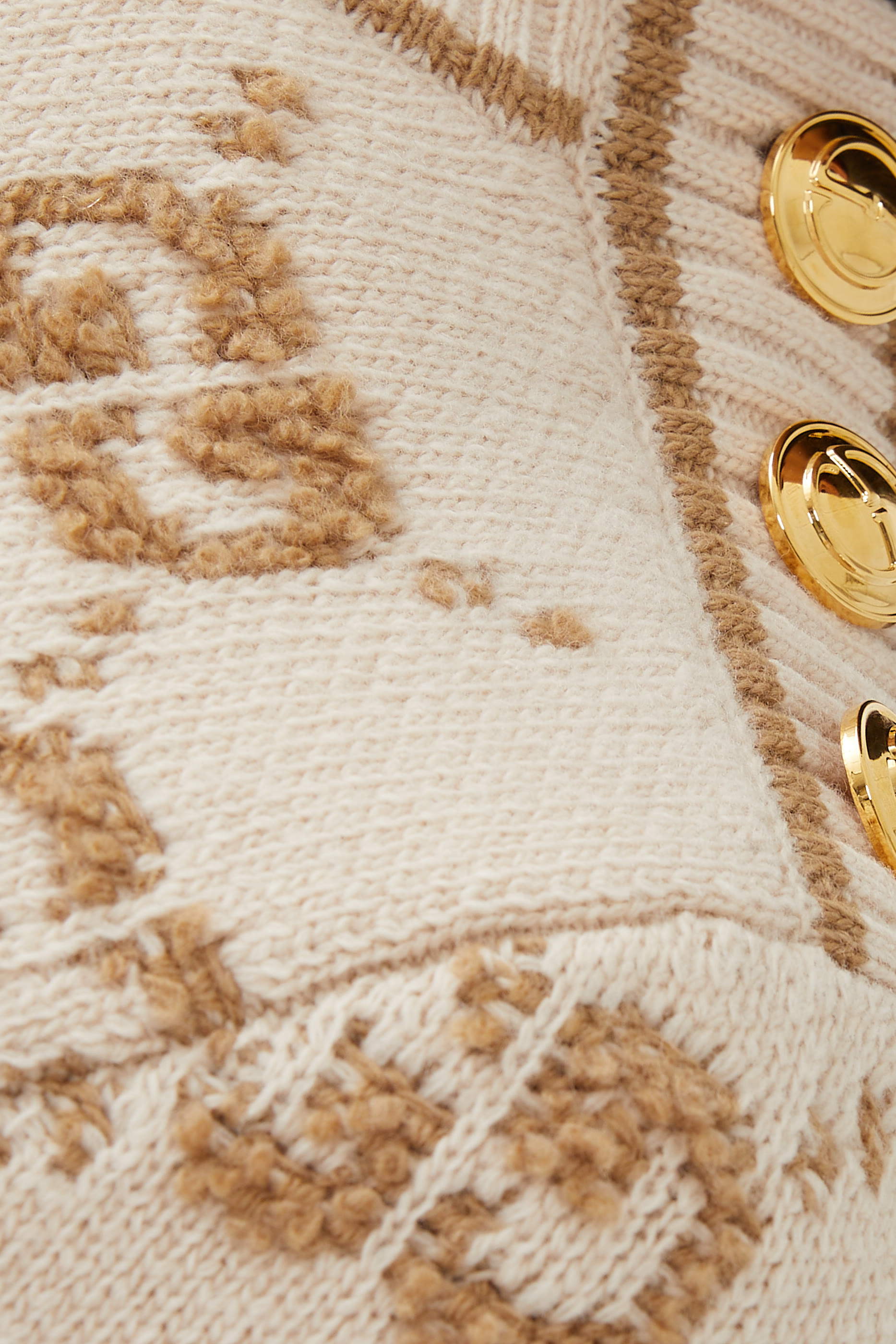 G Wool Bouclé Jacquard Dress