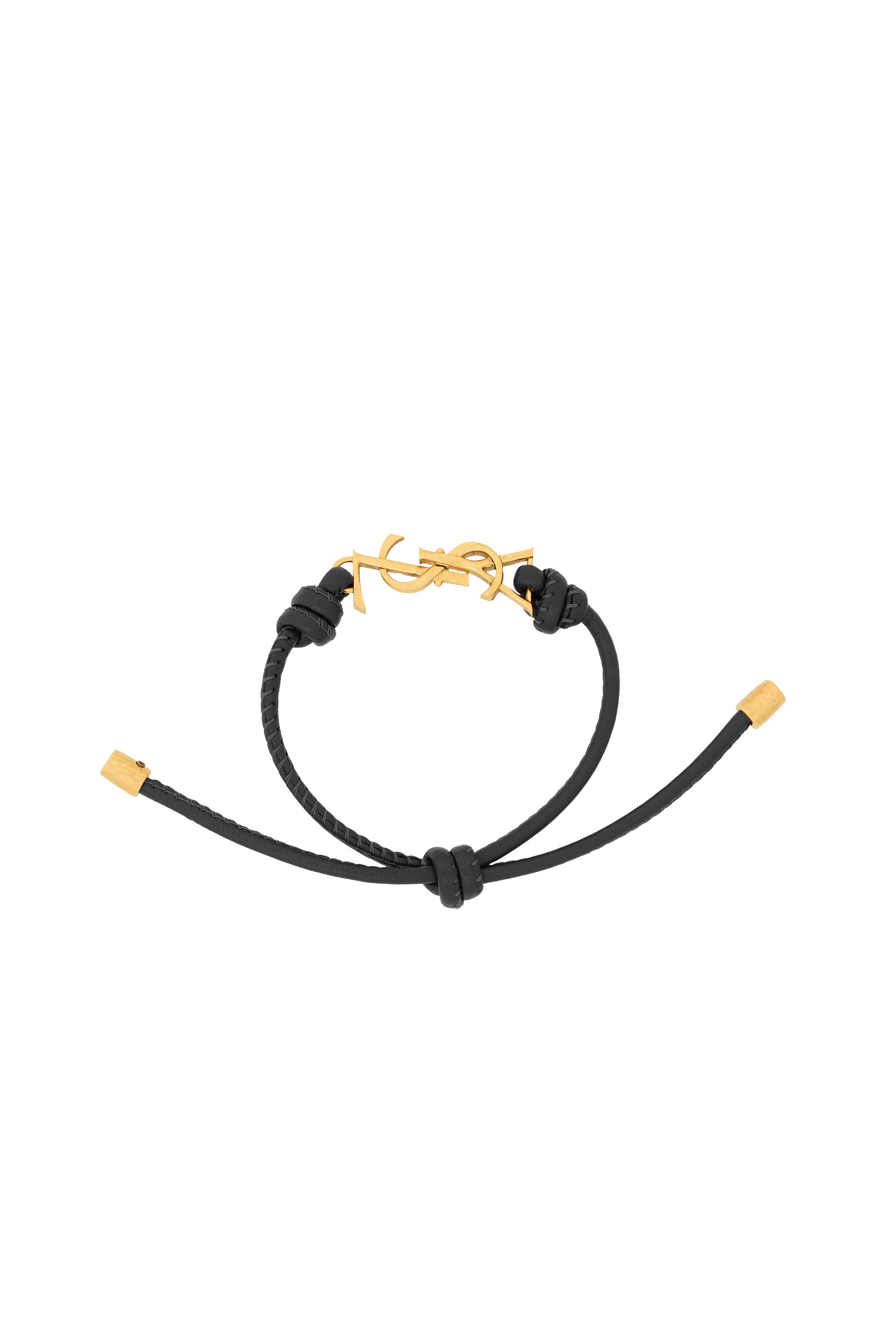 Cassandre Cord Bracelet, Nappa Leather & Metal