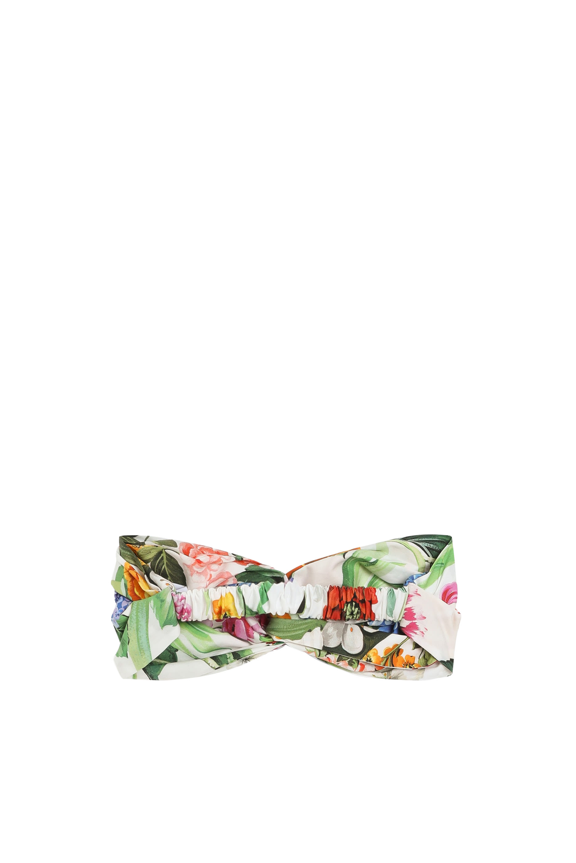 Kids Poplin Headband With Floral Print