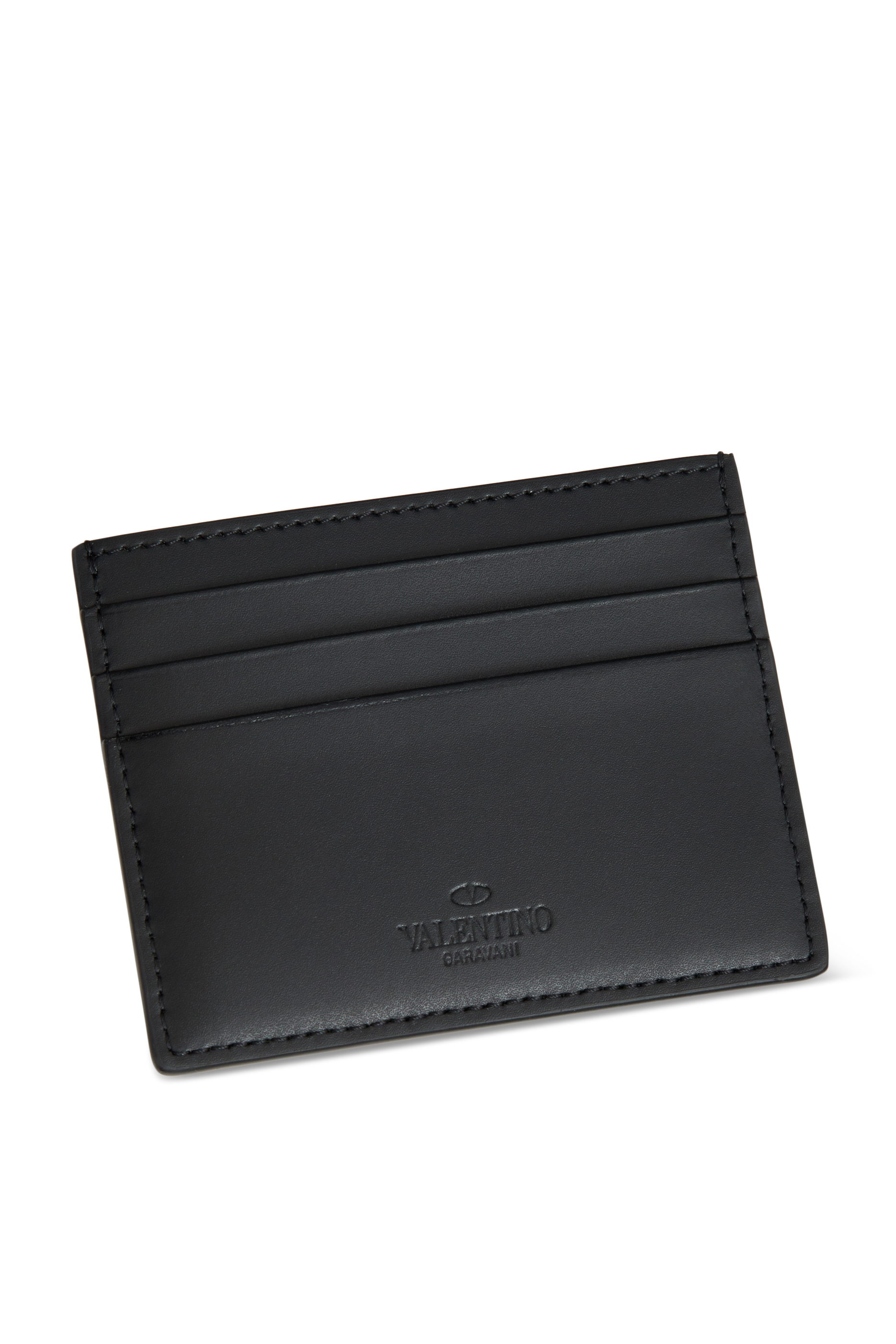 Valentino Garavani VLTN Leather Card Case