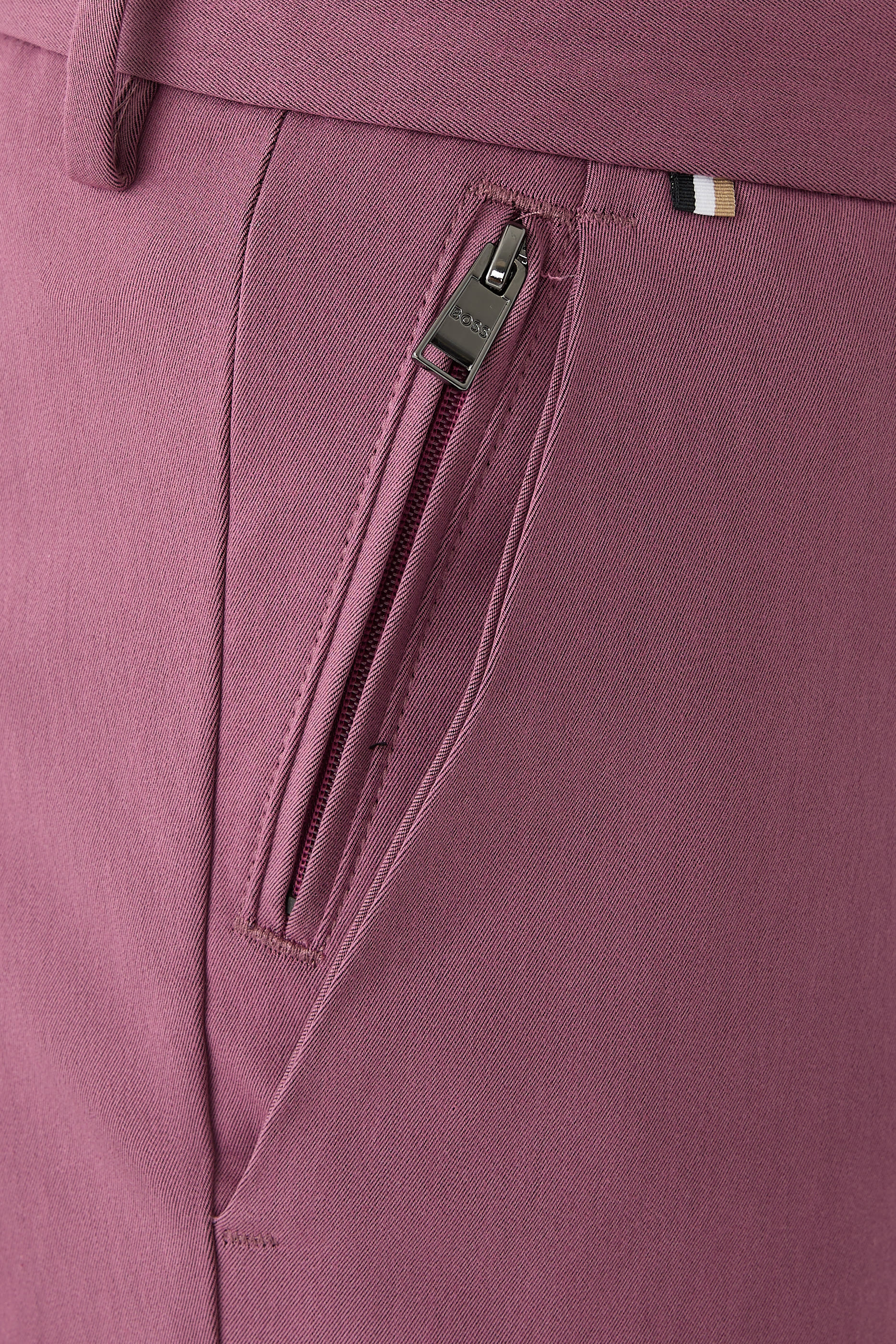 Slim-fit Trousers in Stretch Cotton Blend