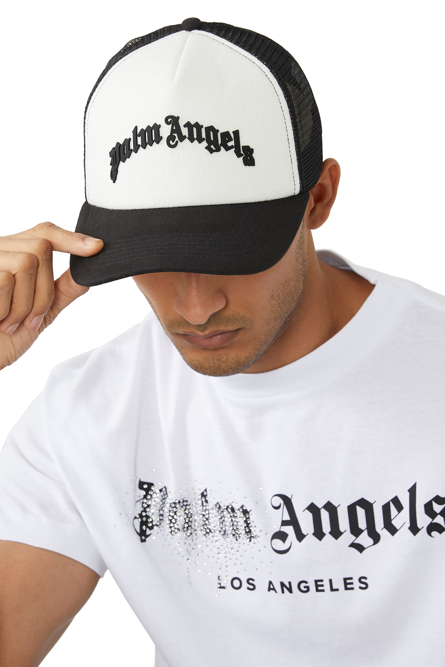 Logo Print Mesh Cap