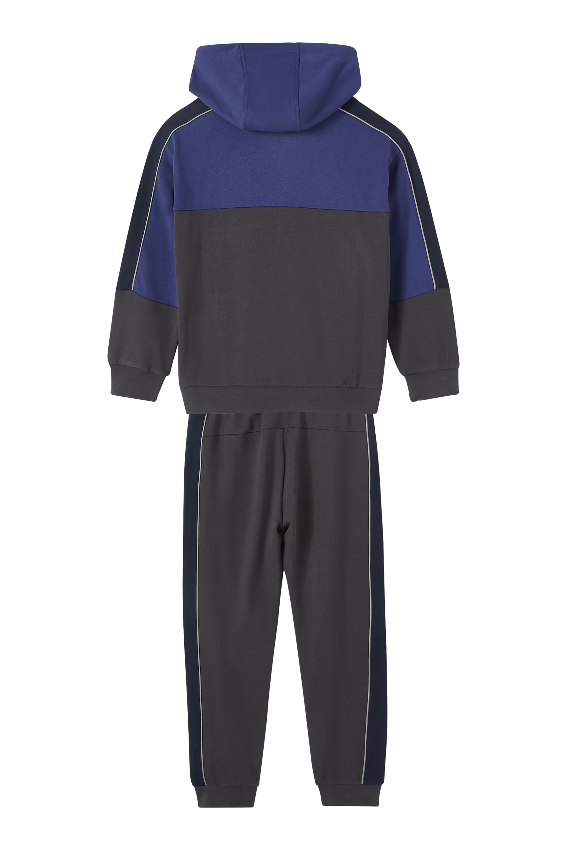 Kids EA7 Tracksuit Set Zip Hoodie + Cuff Bottoms
