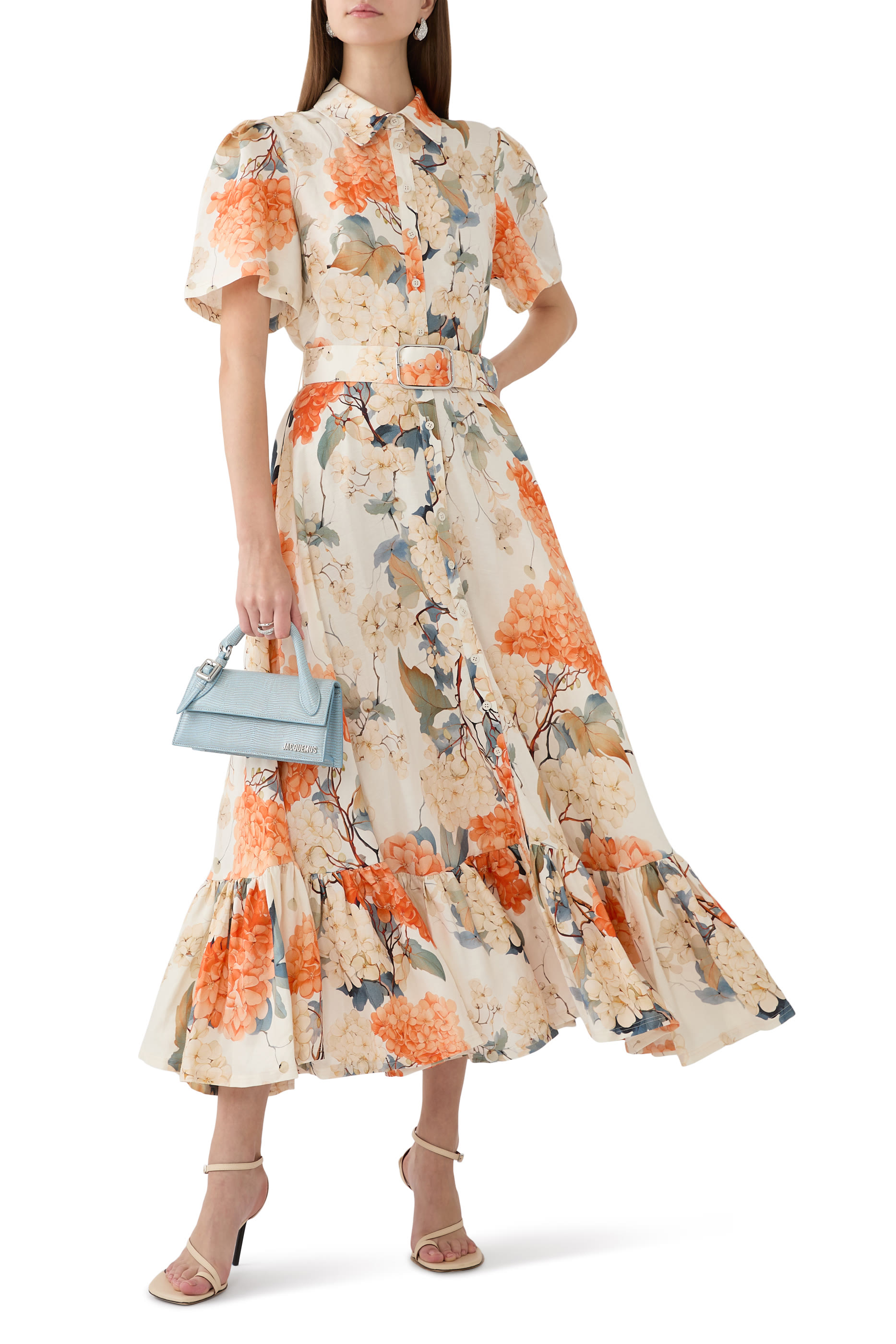 Becca Short Sleeve Midi Dress