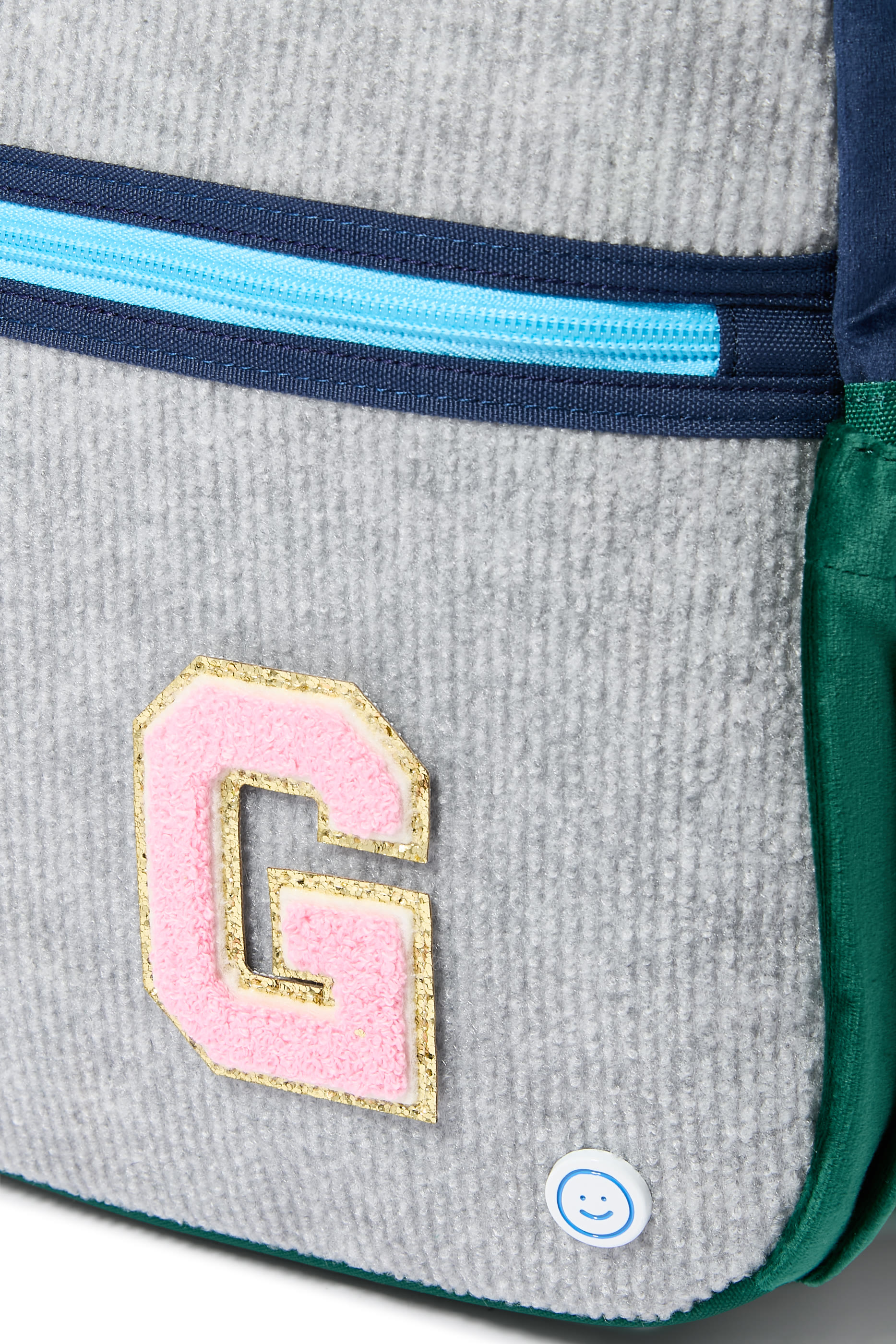 Kids 3" Chenille Sparkle G Letter Patch